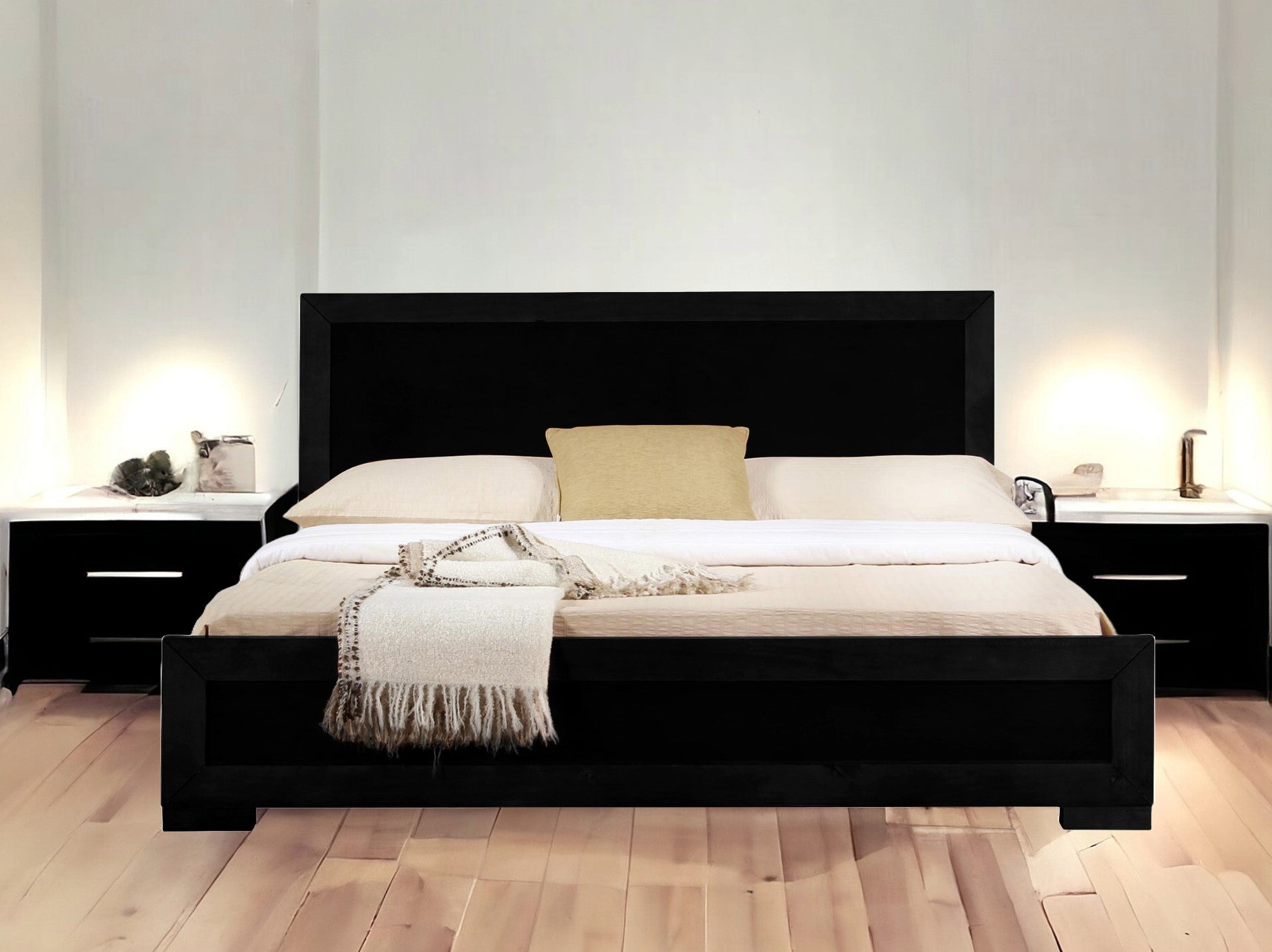Brown Wood Twin Bed Frame-Standard Beds-DECOROLALA