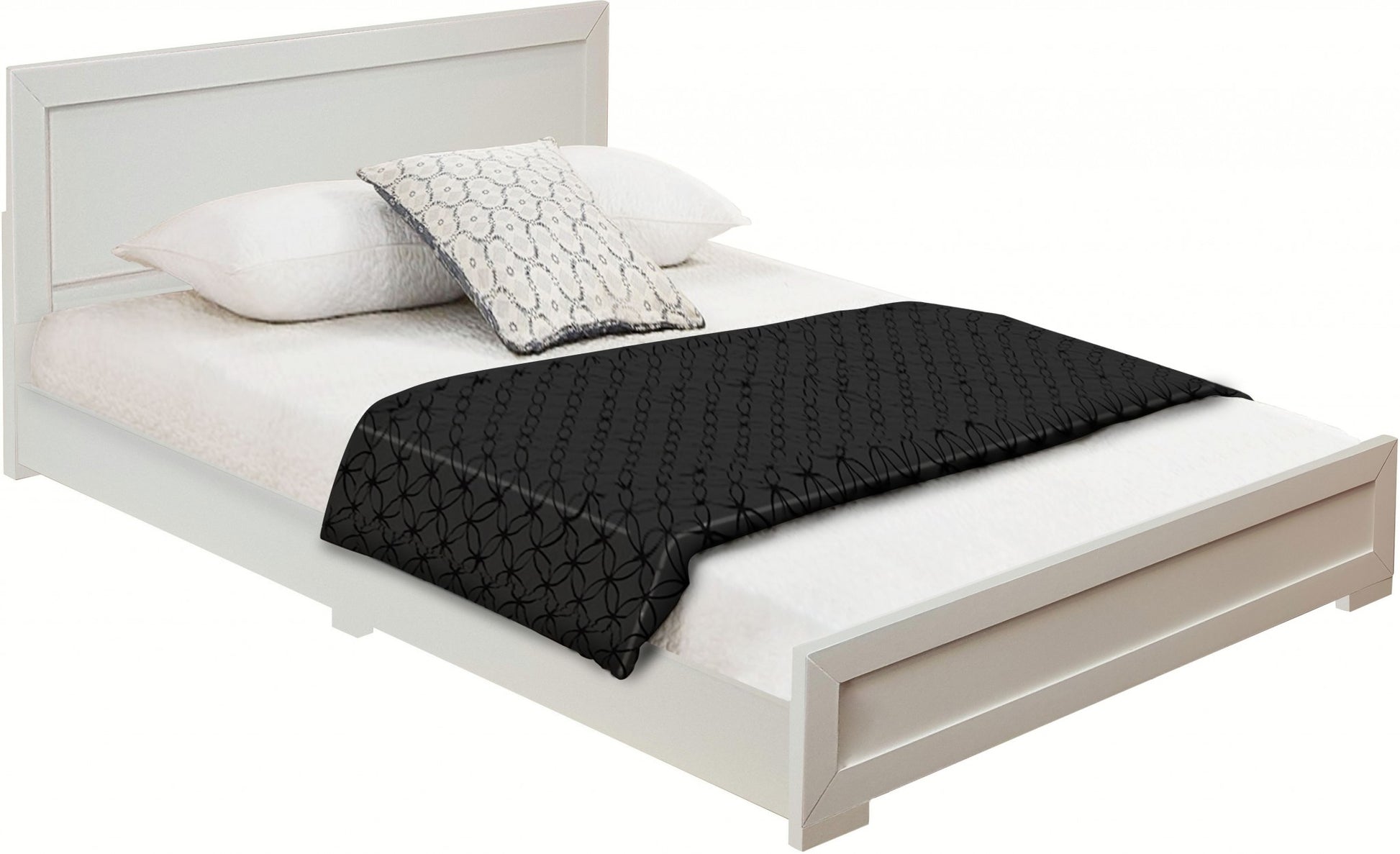 Brown Wood Twin Bed Frame-Standard Beds-DECOROLALA