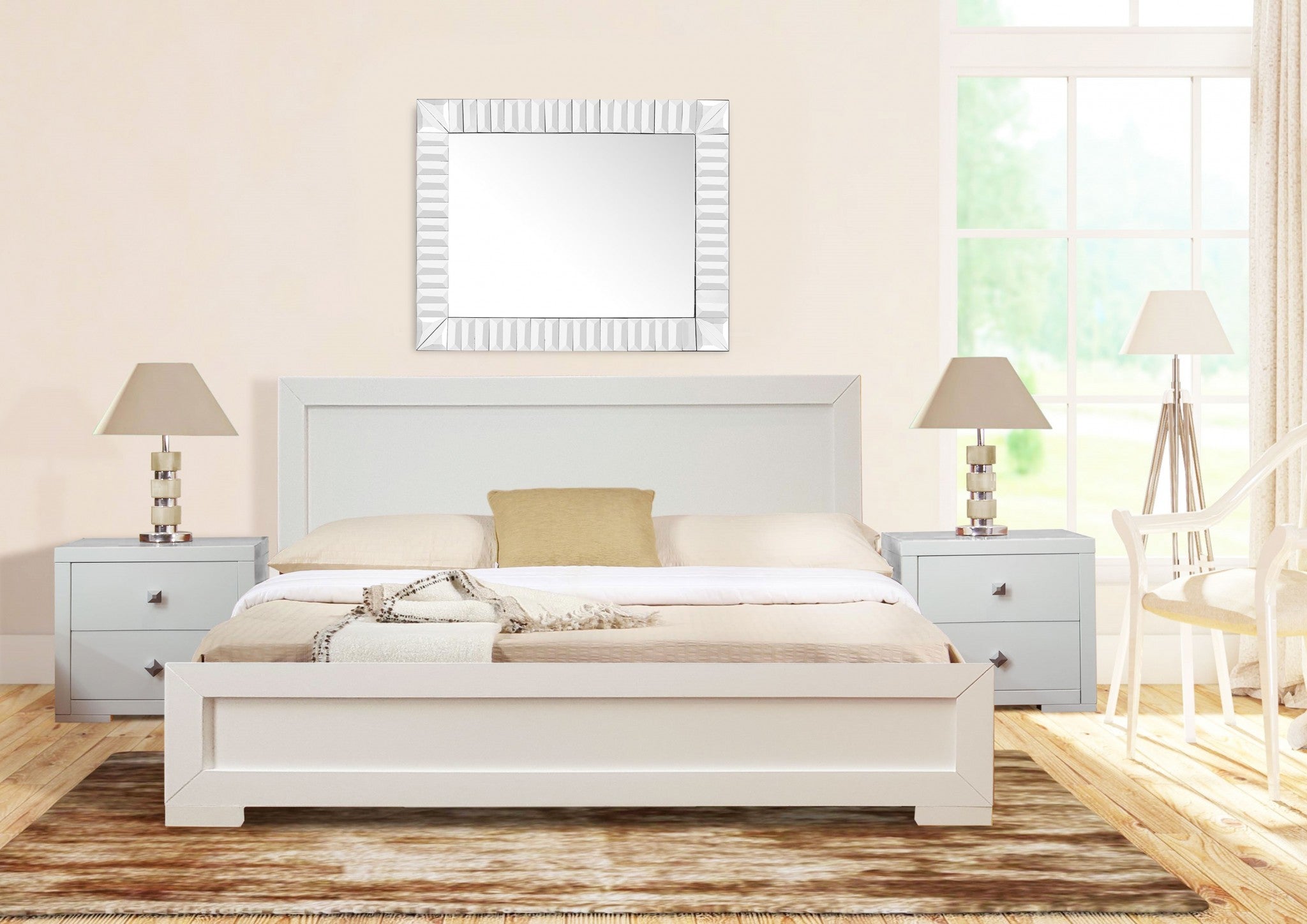Brown Wood Twin Bed Frame-Standard Beds-DECOROLALA