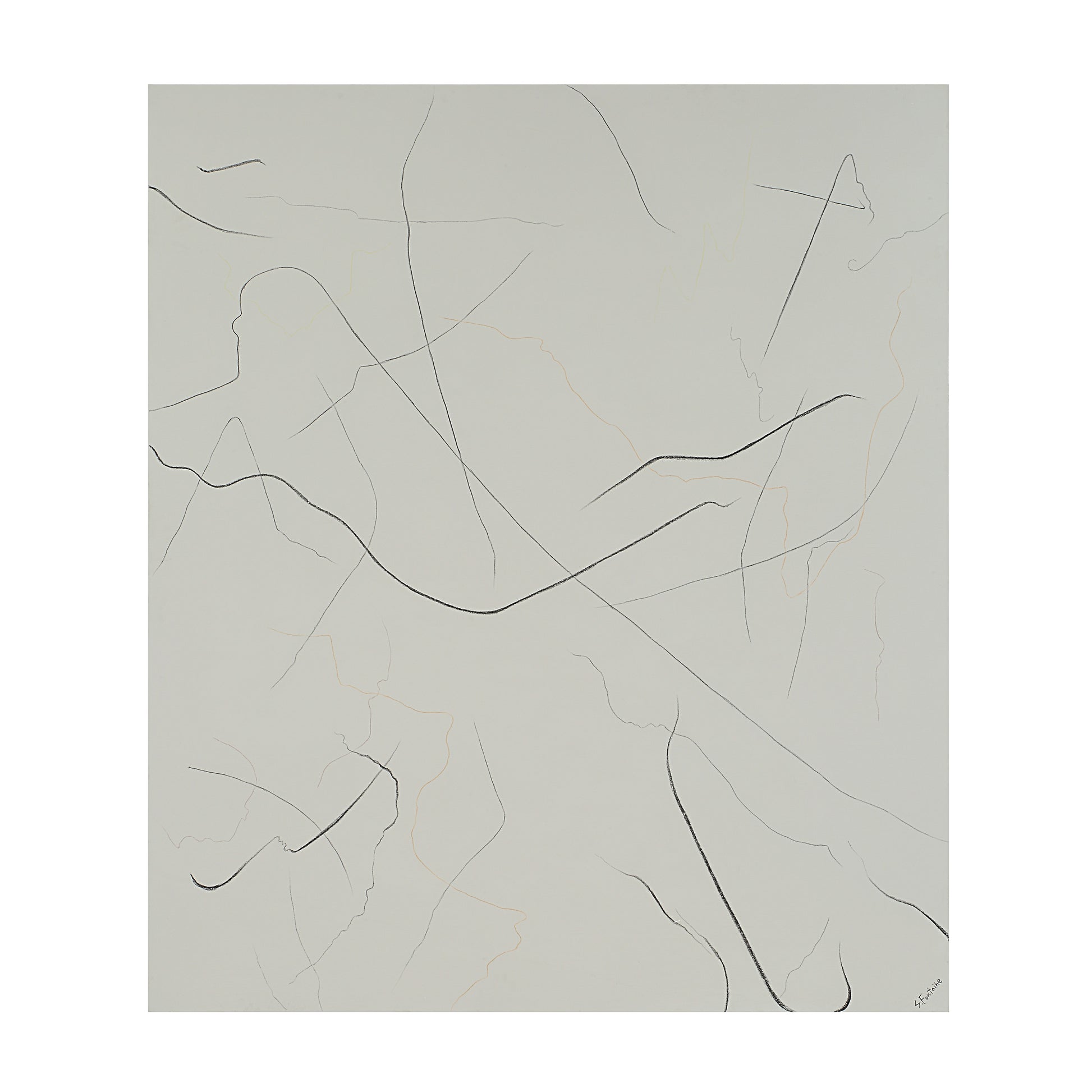 Bruges 60" Wide Canvas Art, Beige-Canvas Art-DECOROLALA