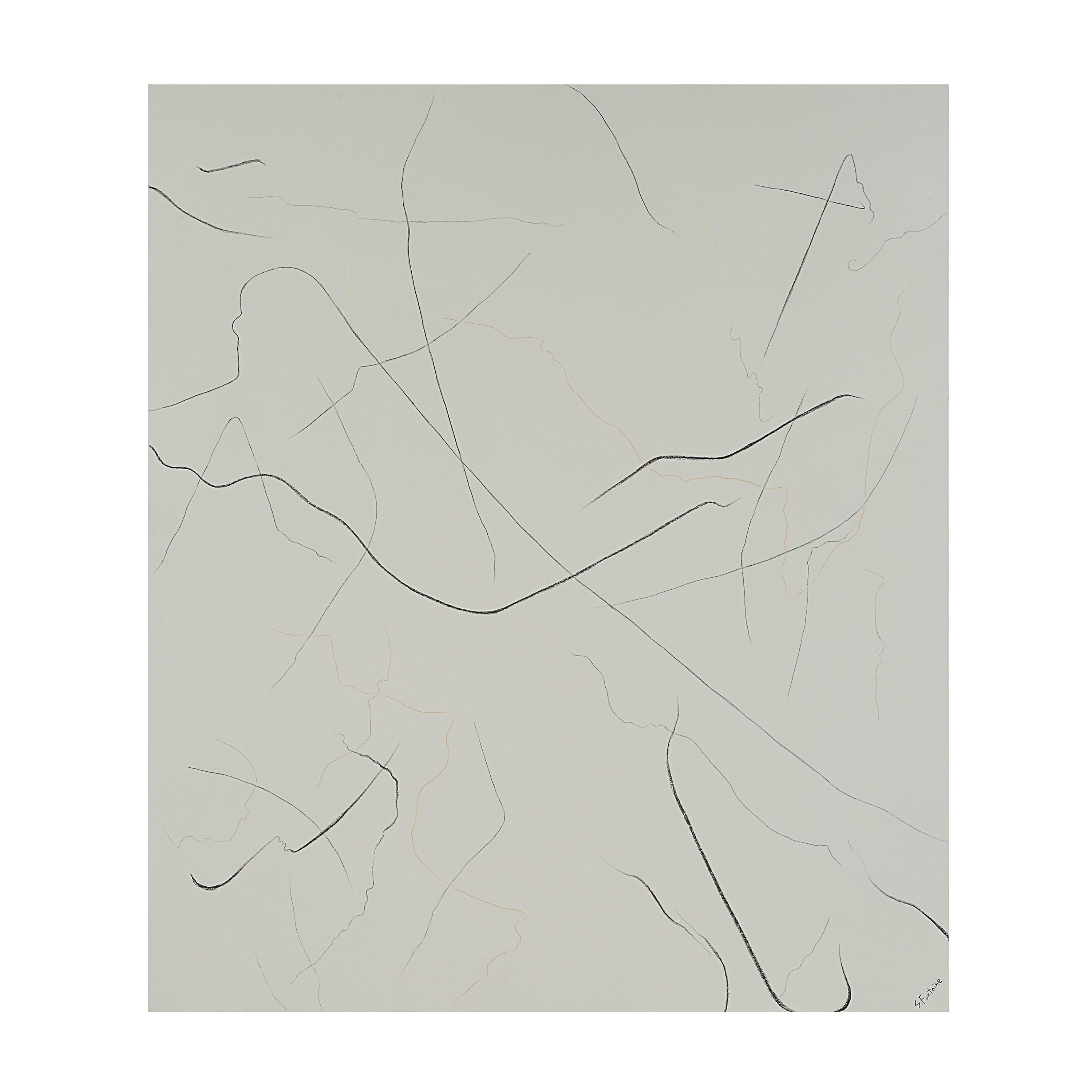 Bruges 60" Wide Canvas Art, Beige-Canvas Art-DECOROLALA