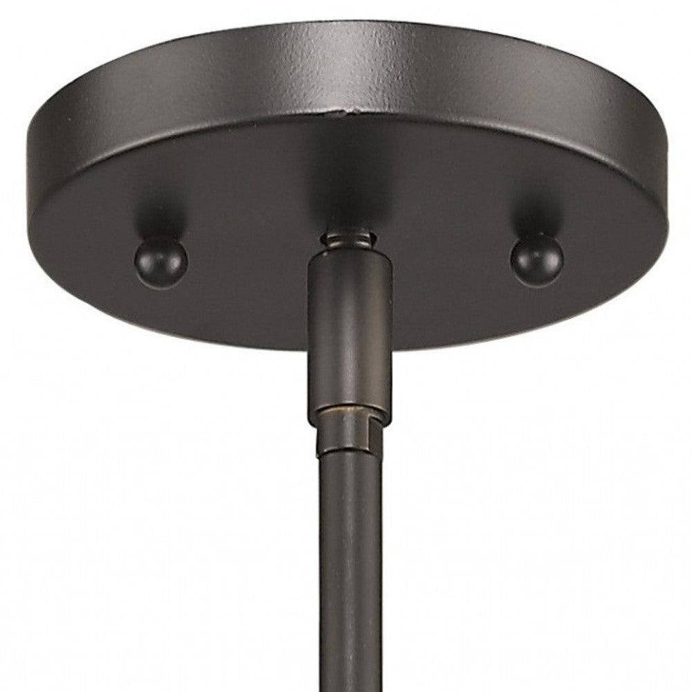 Brushed Bronze Minimalist Cylindrical Hanging Light-Chandeliers-DECOROLALA