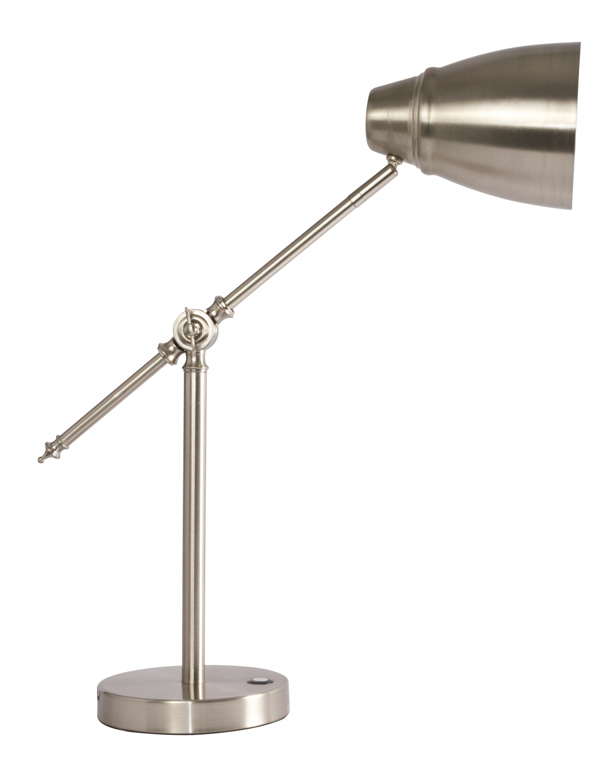 Brushed Silver LED Adjustable Desk Lamp-Table Lamps-DECOROLALA
