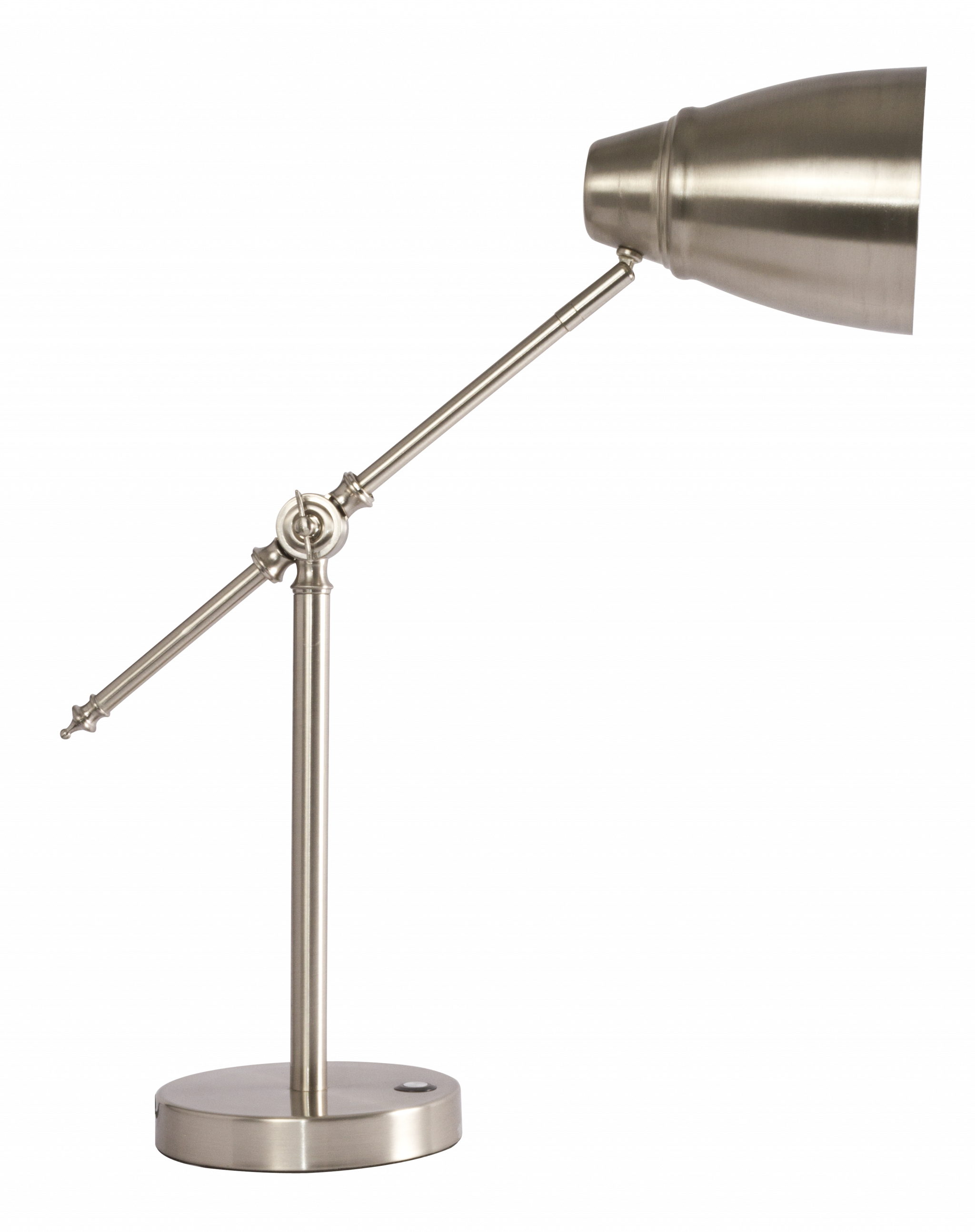 Brushed Silver LED Adjustable Desk Lamp-Table Lamps-DECOROLALA
