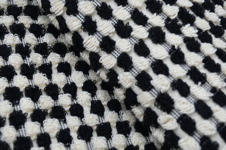 Bubble Black Terry Turkish Towel 36" X 70"-Turkish Towel-DECOROLALA