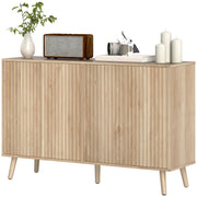Buffet Cabinet - Modern Oak Sideboard with Adjustable Shelves - Dining Room/Living Room-DECOROLALA