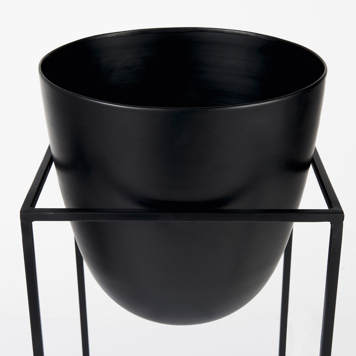 Bumble Plant Stands - Black Set of 2 12x12x32"-Plant & Magazine Racks-DECOROLALA