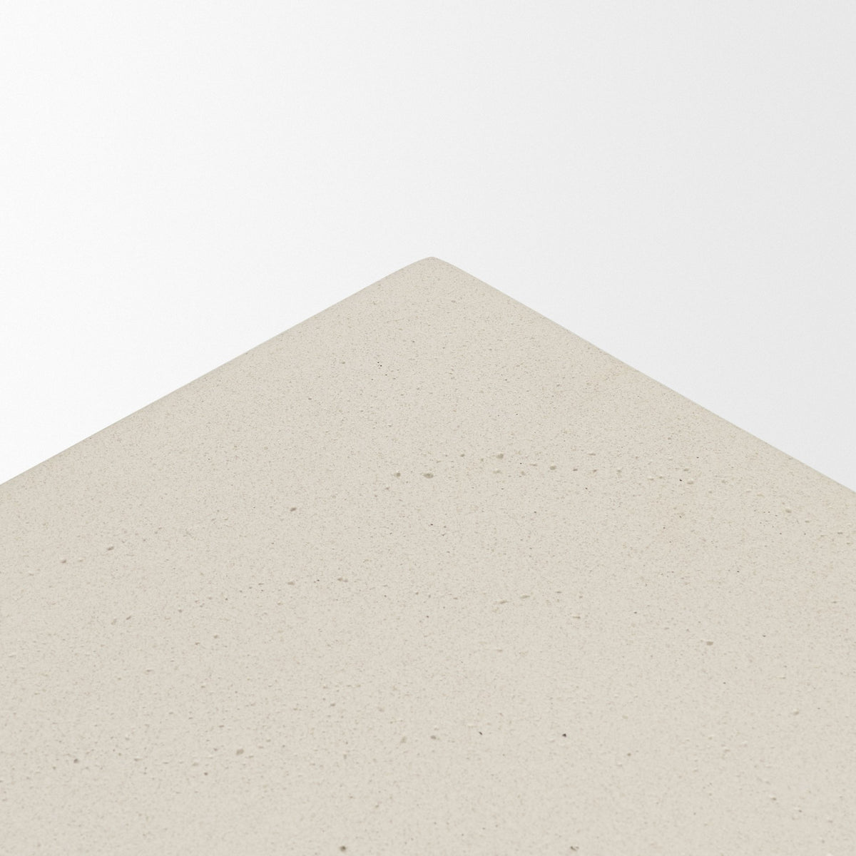 Bunda Square Sculptural Stone Finish Accent Table-Accent Tables-DECOROLALA