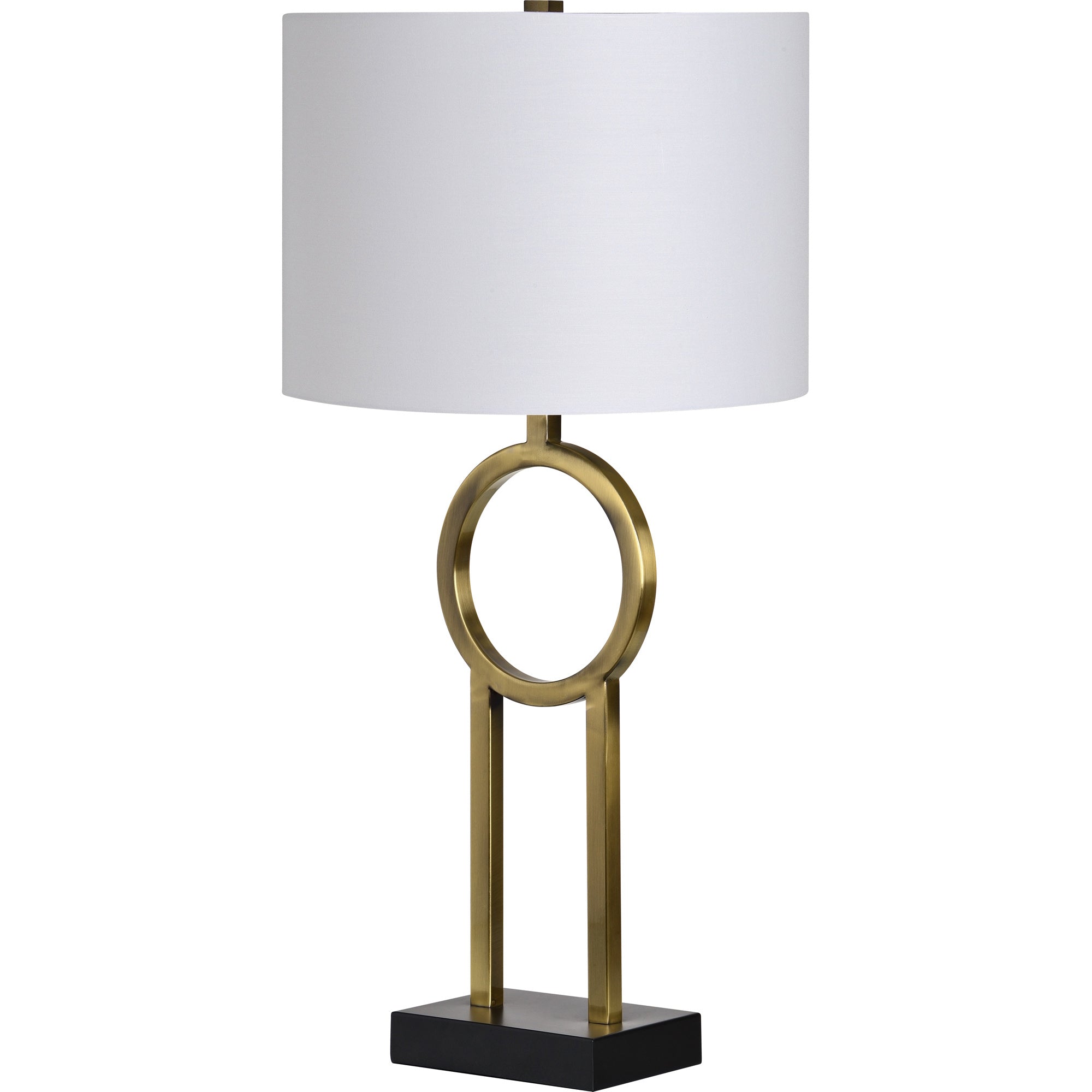 Burlington 28.5" Table Lamp, Antique Brass-Table Lamp-DECOROLALA
