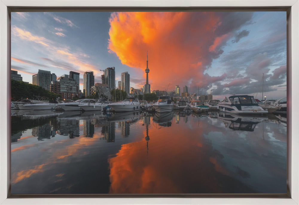Burn in Toronto Canvas Print-Canvas Print-DECOROLALA