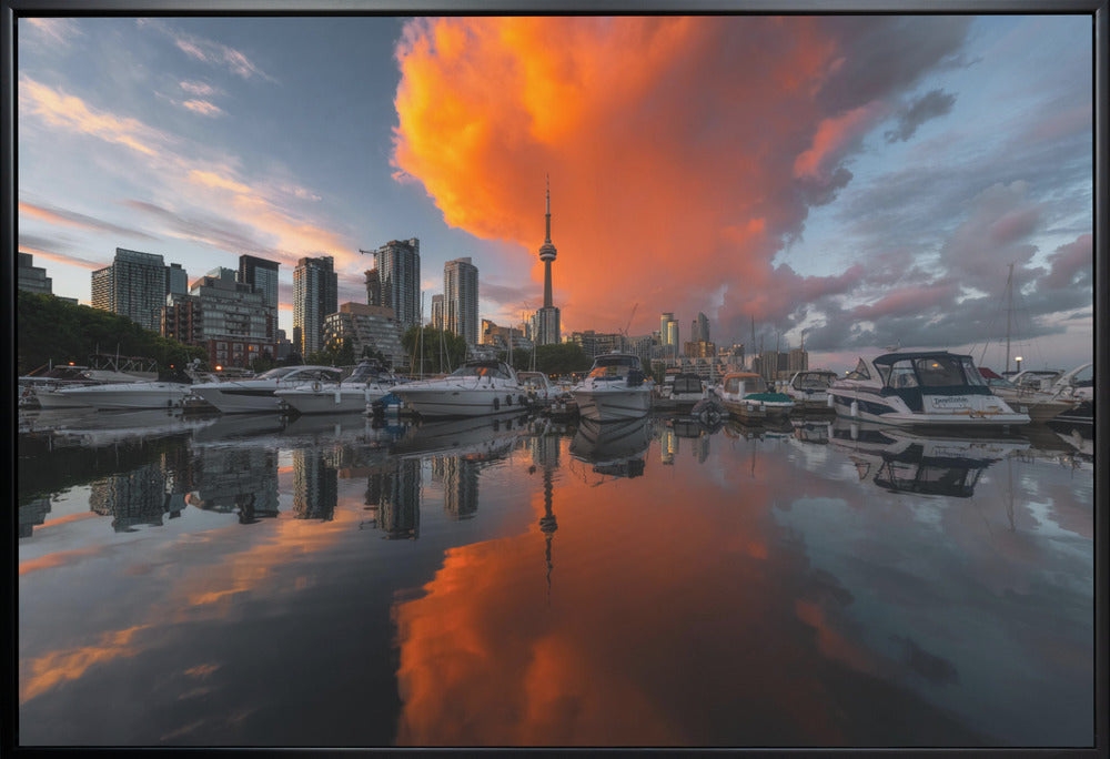Burn in Toronto Canvas Print-Canvas Print-DECOROLALA