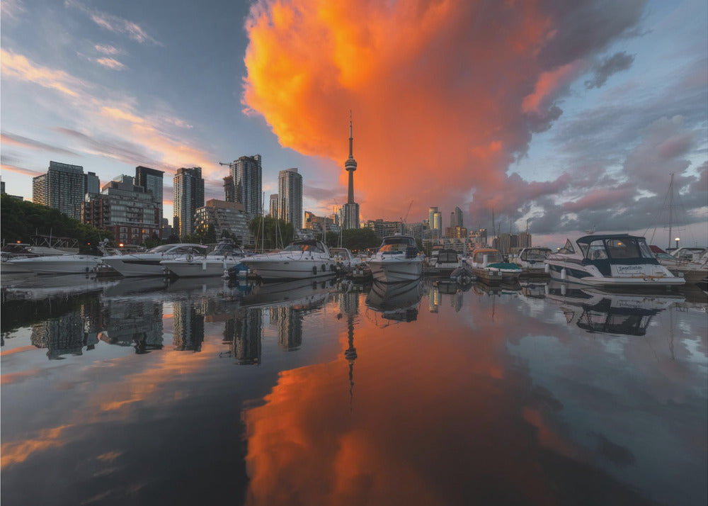 Burn in Toronto Canvas Print-Canvas Print-DECOROLALA