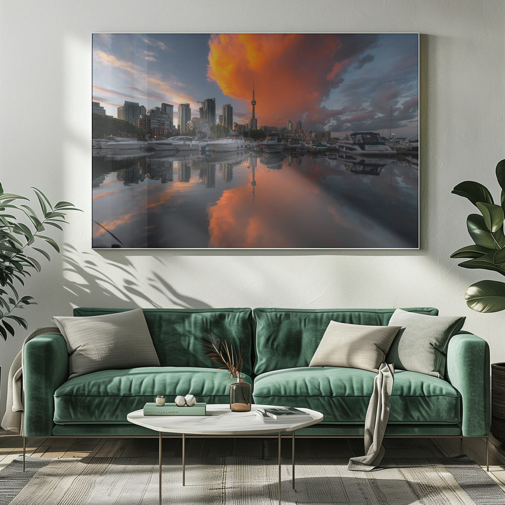 Burn in Toronto Canvas Print-Canvas Print-DECOROLALA