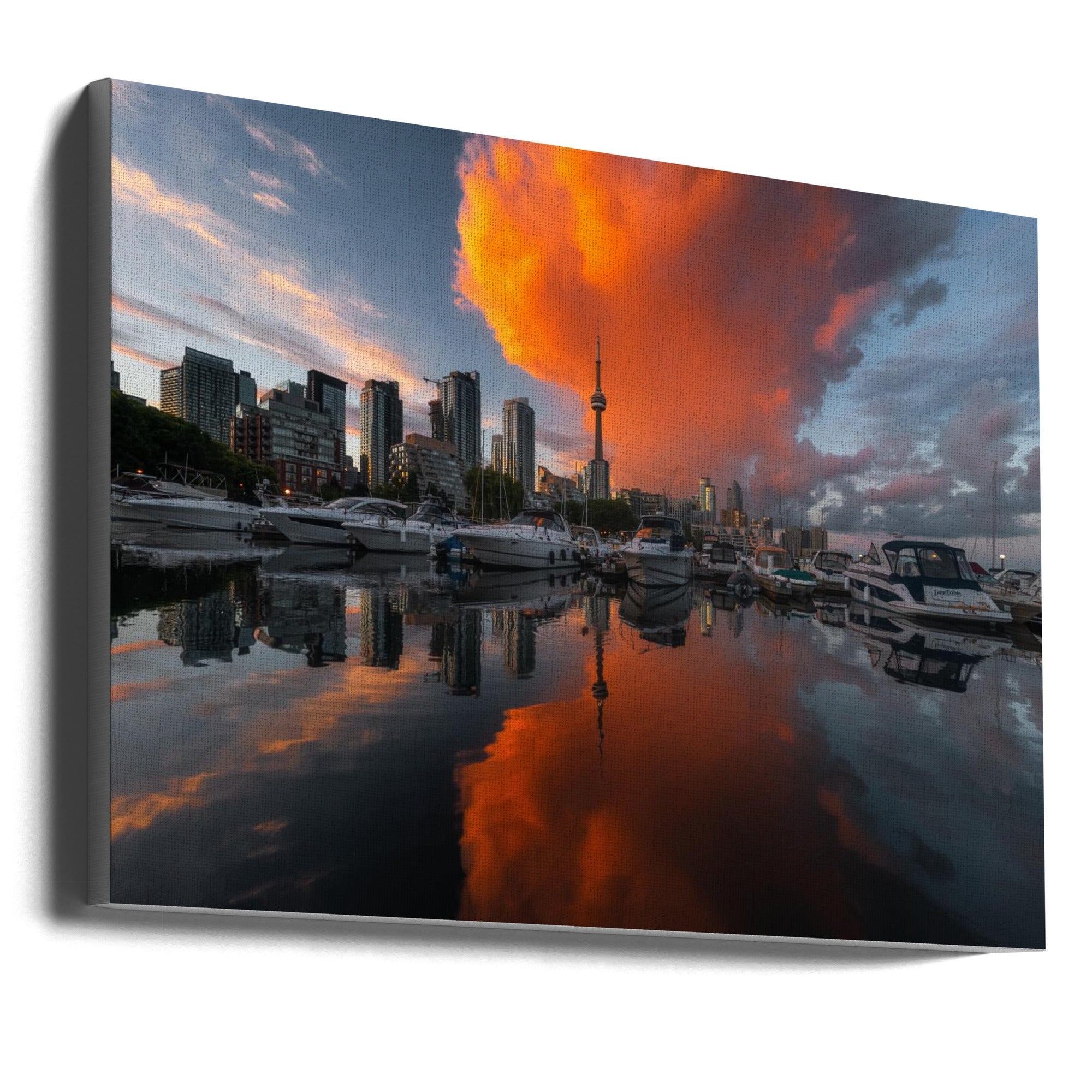 Burn in Toronto Canvas Print-Canvas Print-DECOROLALA