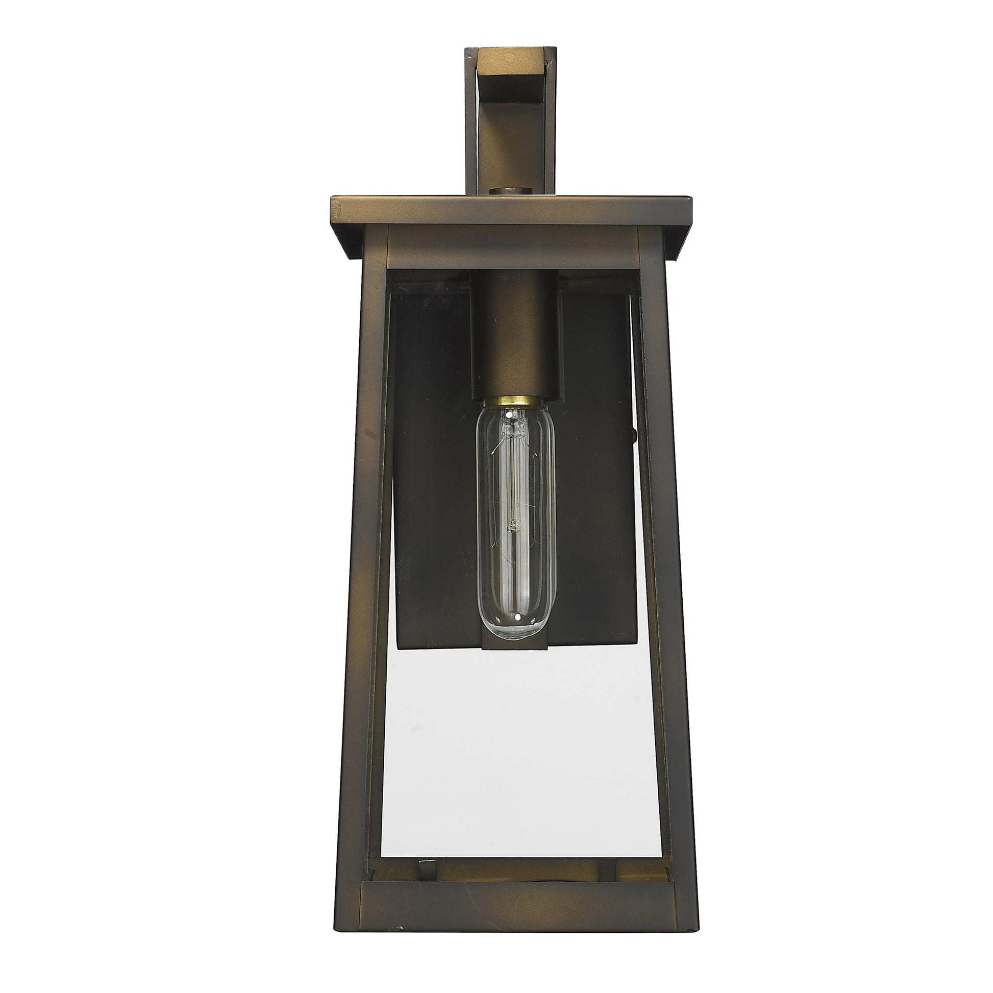 Burnished Bronze Contempo Elongated Outdoor Wall Light-Outdoor Lighting-DECOROLALA