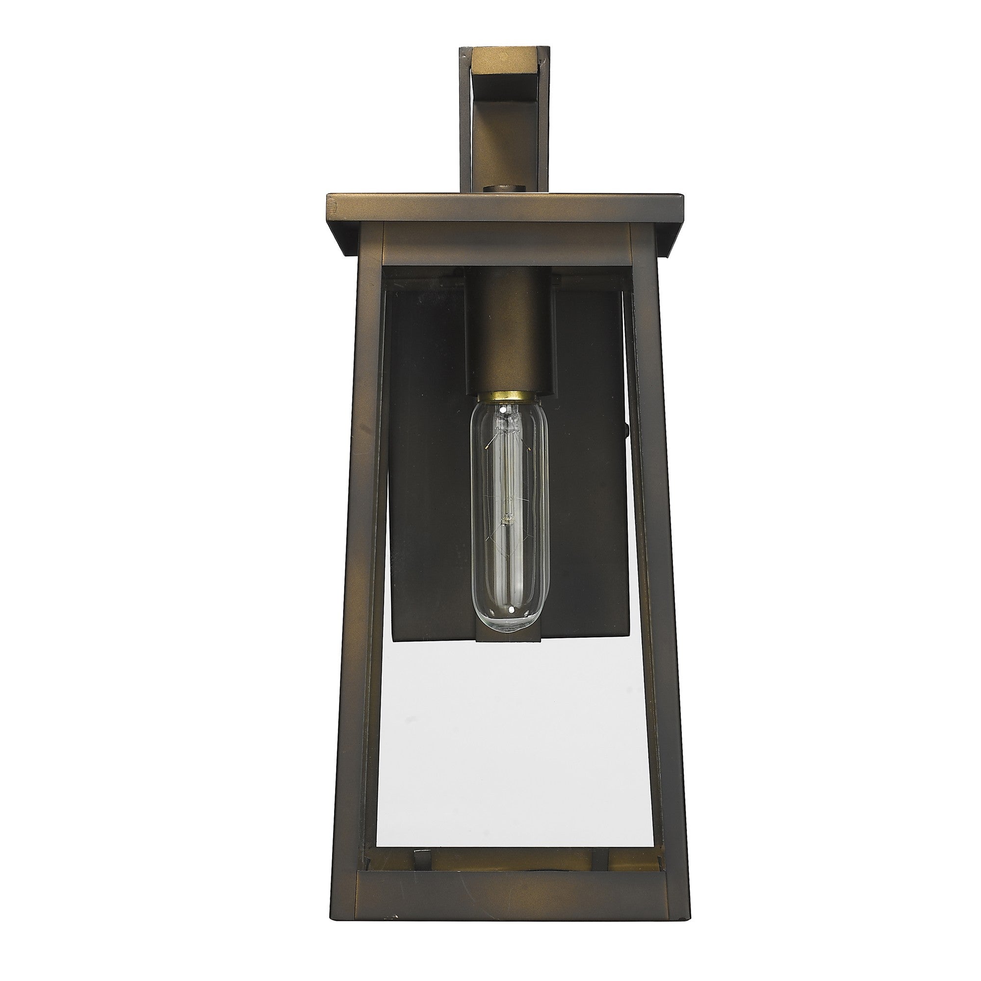 Burnished Bronze Contempo Elongated Outdoor Wall Light-Outdoor Lighting-DECOROLALA
