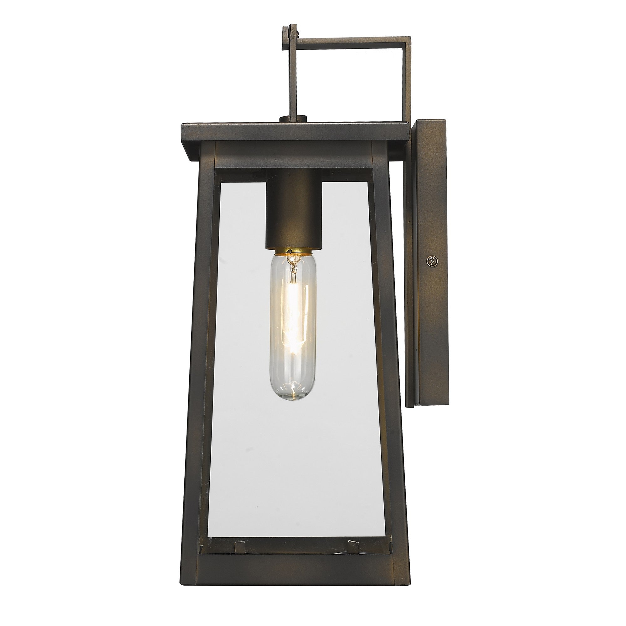 Burnished Bronze Contempo Elongated Outdoor Wall Light-Outdoor Lighting-DECOROLALA