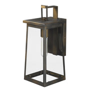 Burnished Bronze Contempo Elongated Outdoor Wall Light-Outdoor Lighting-DECOROLALA