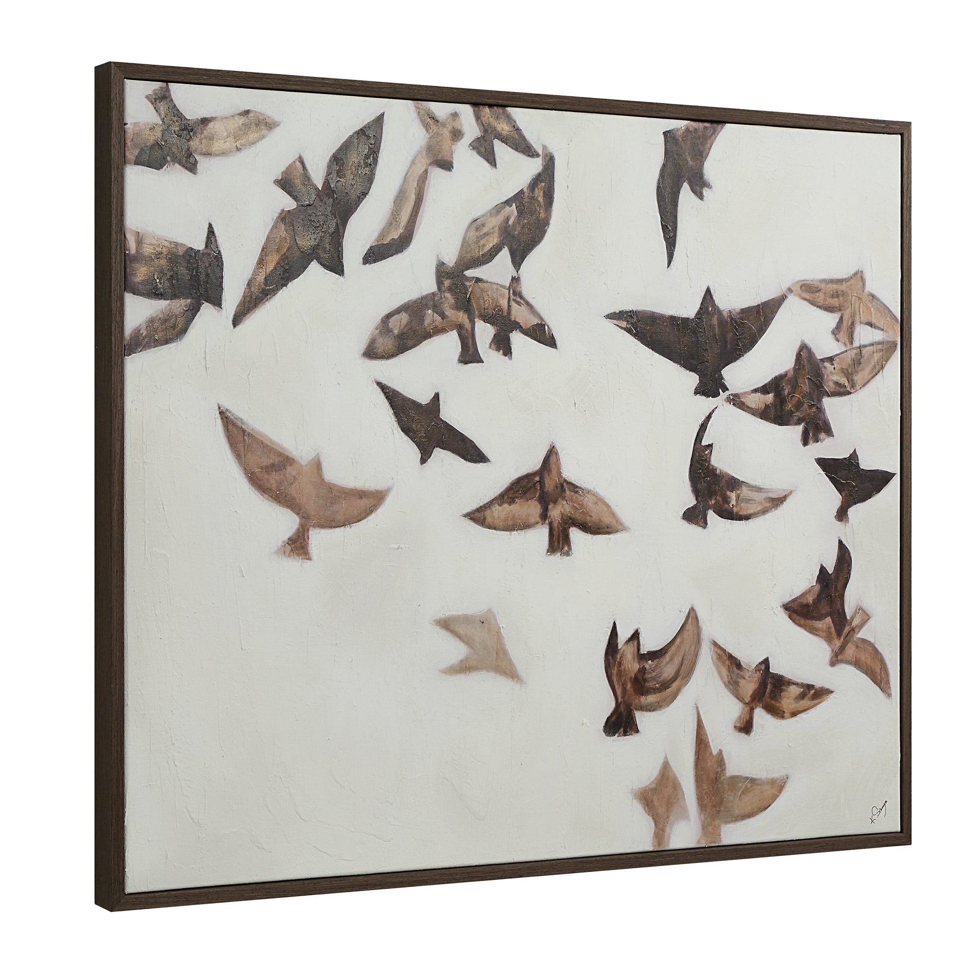 Busan 50" H x 40" W Canvas Art, White-Canvas Art-DECOROLALA