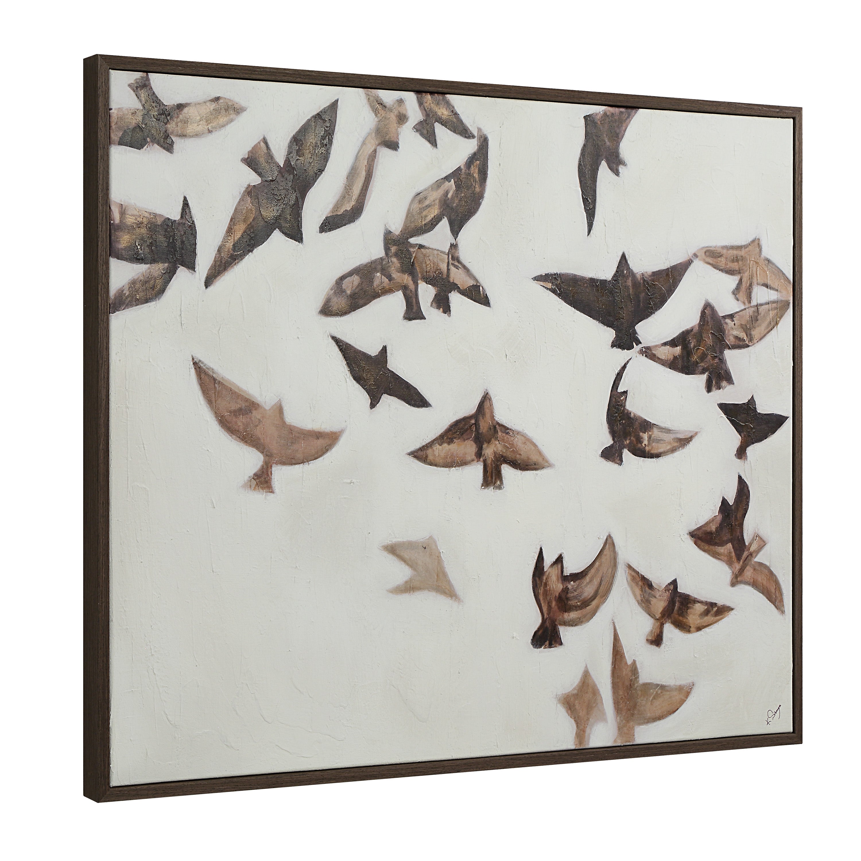 Busan 50" H x 40" W Canvas Art, White-Canvas Art-DECOROLALA