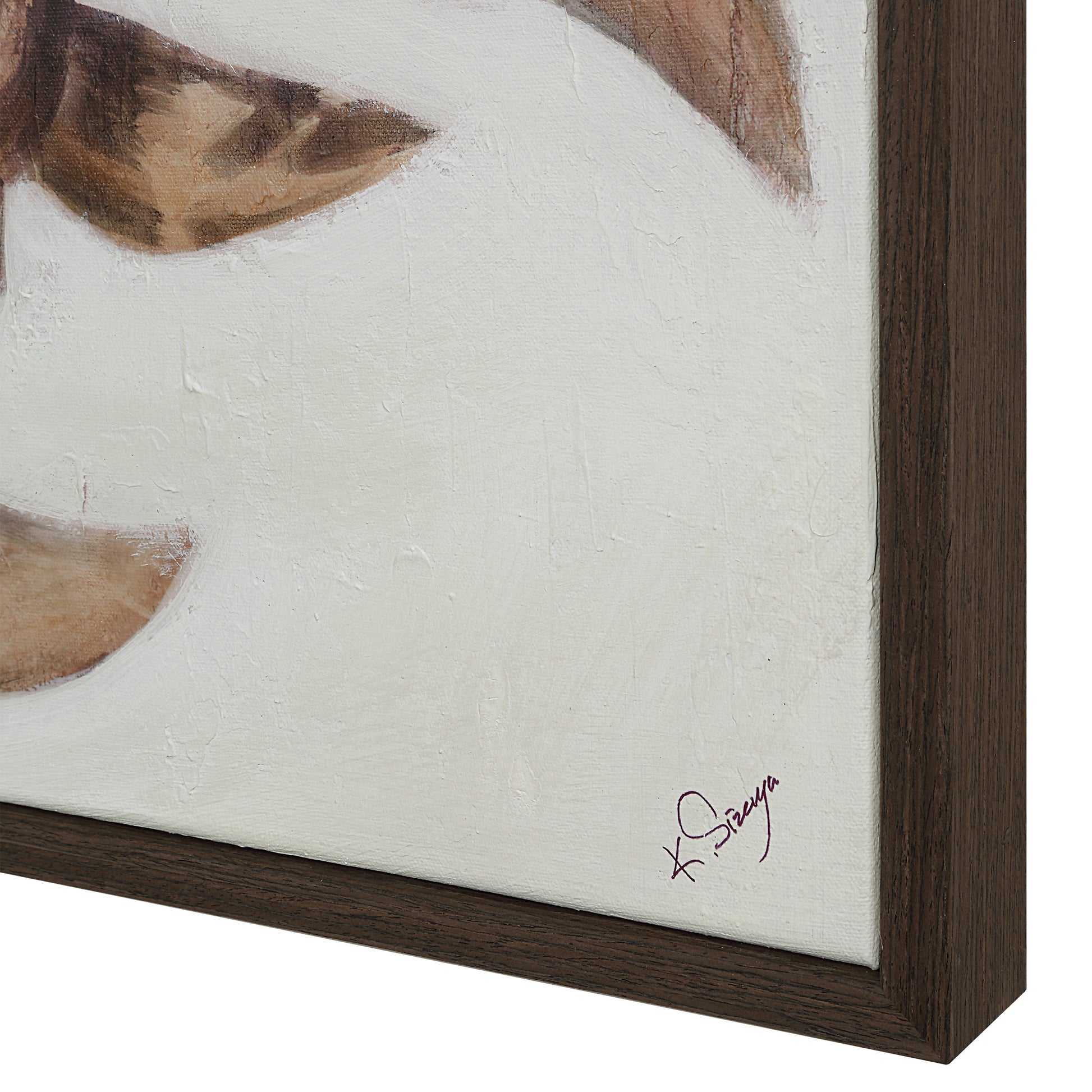 Busan 50" H x 40" W Canvas Art, White-Canvas Art-DECOROLALA