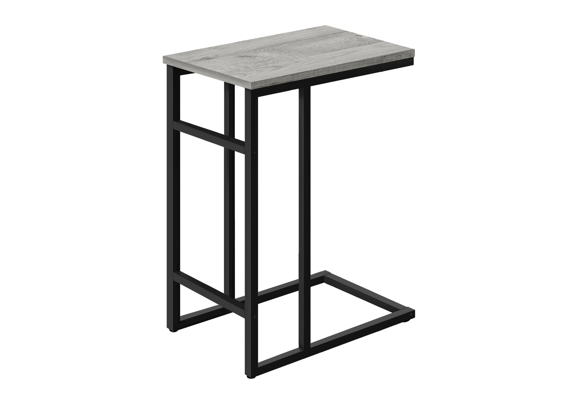 C-Shape Side Table - 24"H Black-Accent Table-DECOROLALA