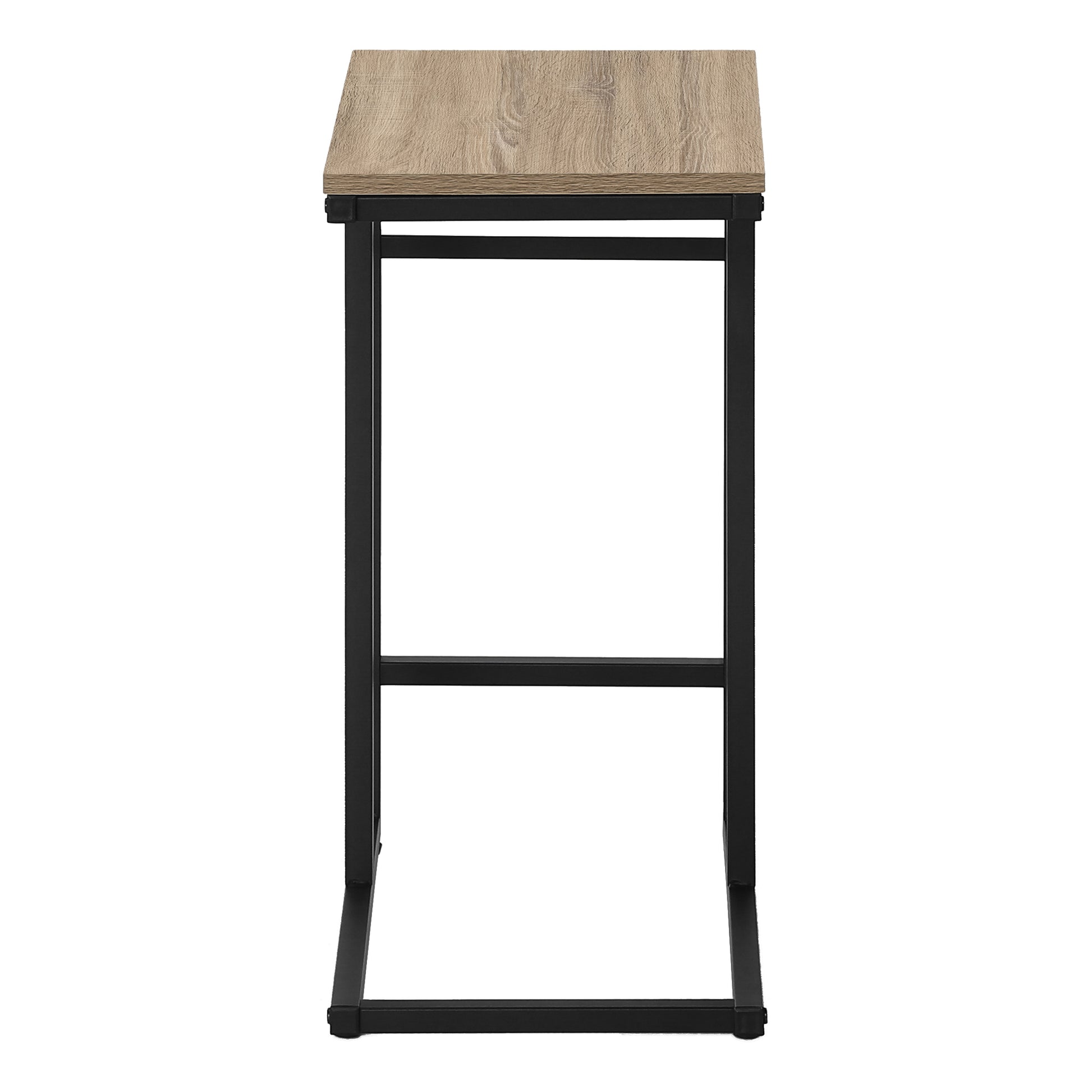 C-Shape Side Table - 24"H Black-Accent Table-DECOROLALA