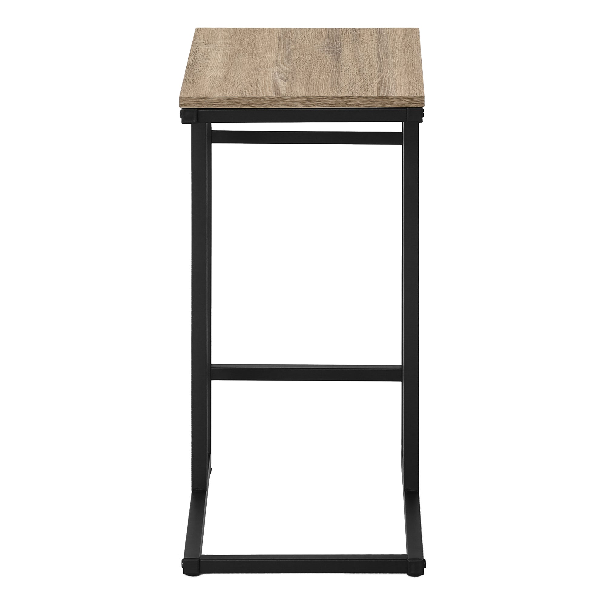 C-Shape Side Table - 24"H Black-Accent Table-DECOROLALA