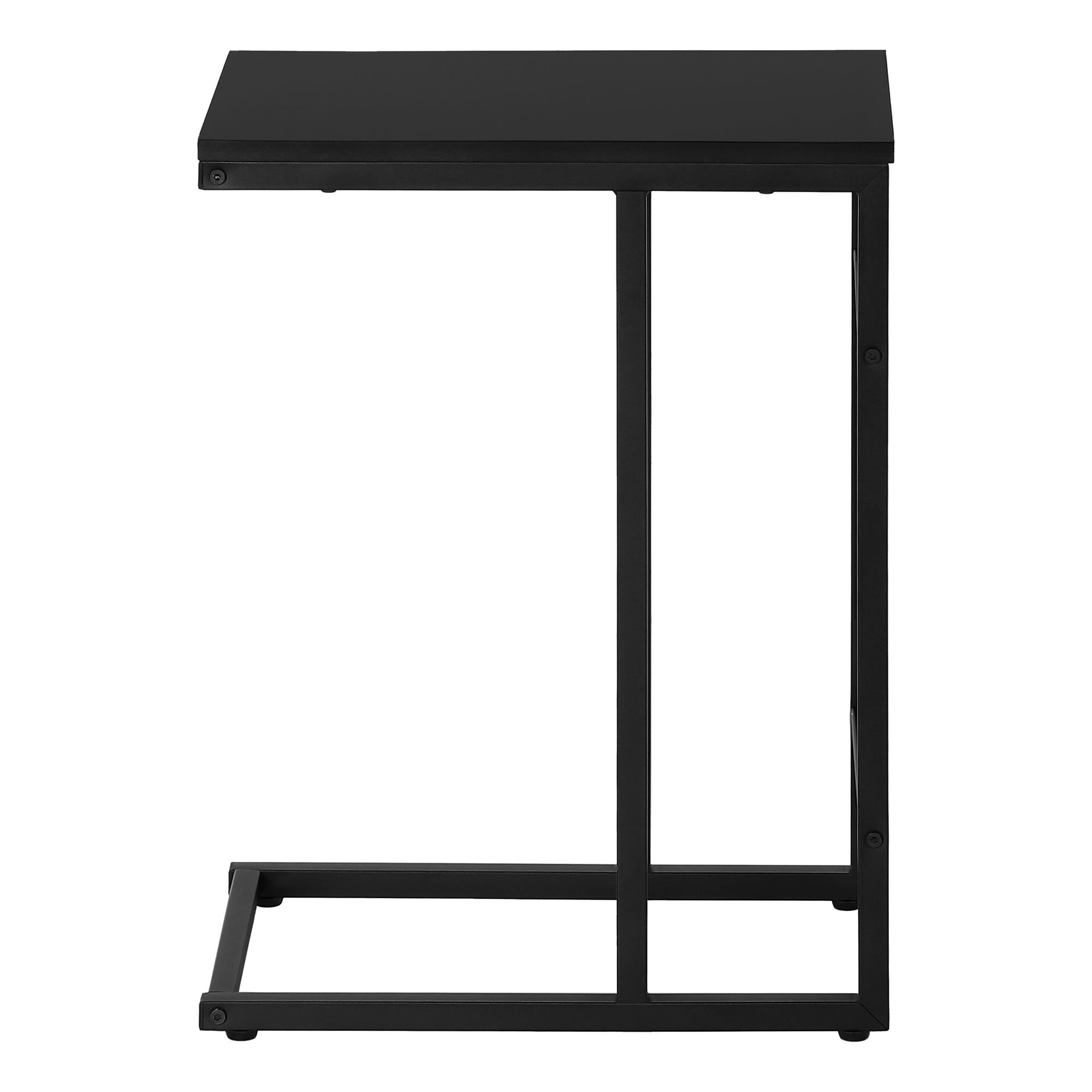 C-Shape Side Table - 24"H Black-Accent Table-DECOROLALA
