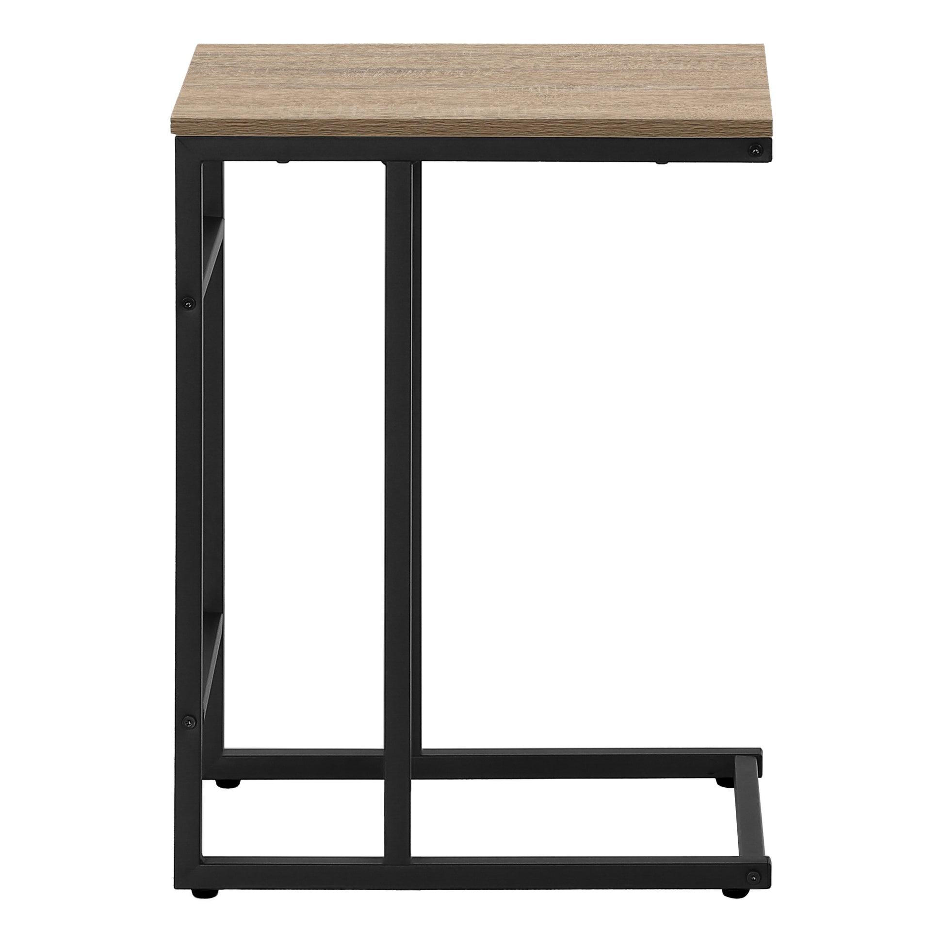 C-Shape Side Table - 24"H Black-Accent Table-DECOROLALA