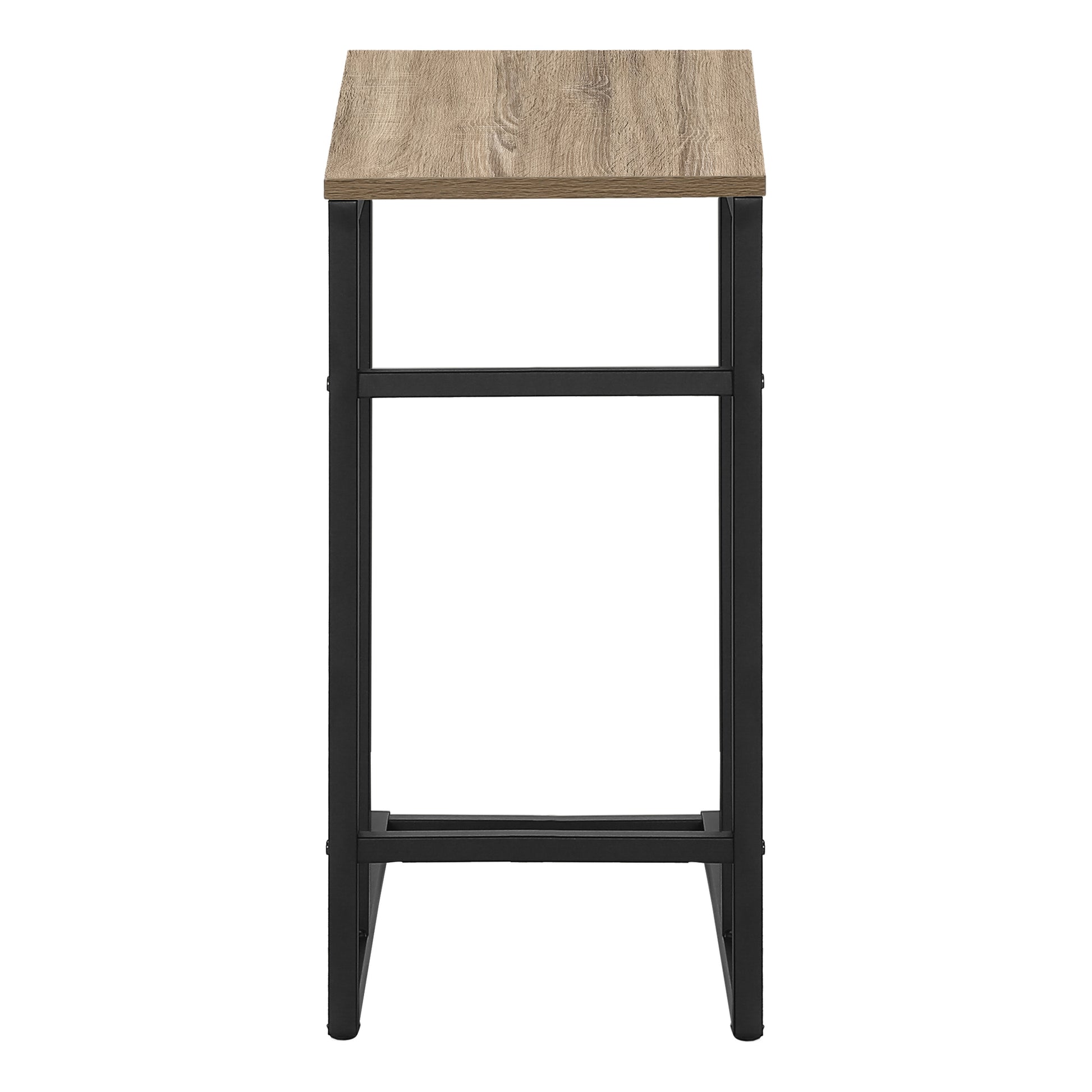 C-Shape Side Table - 24"H Black-Accent Table-DECOROLALA