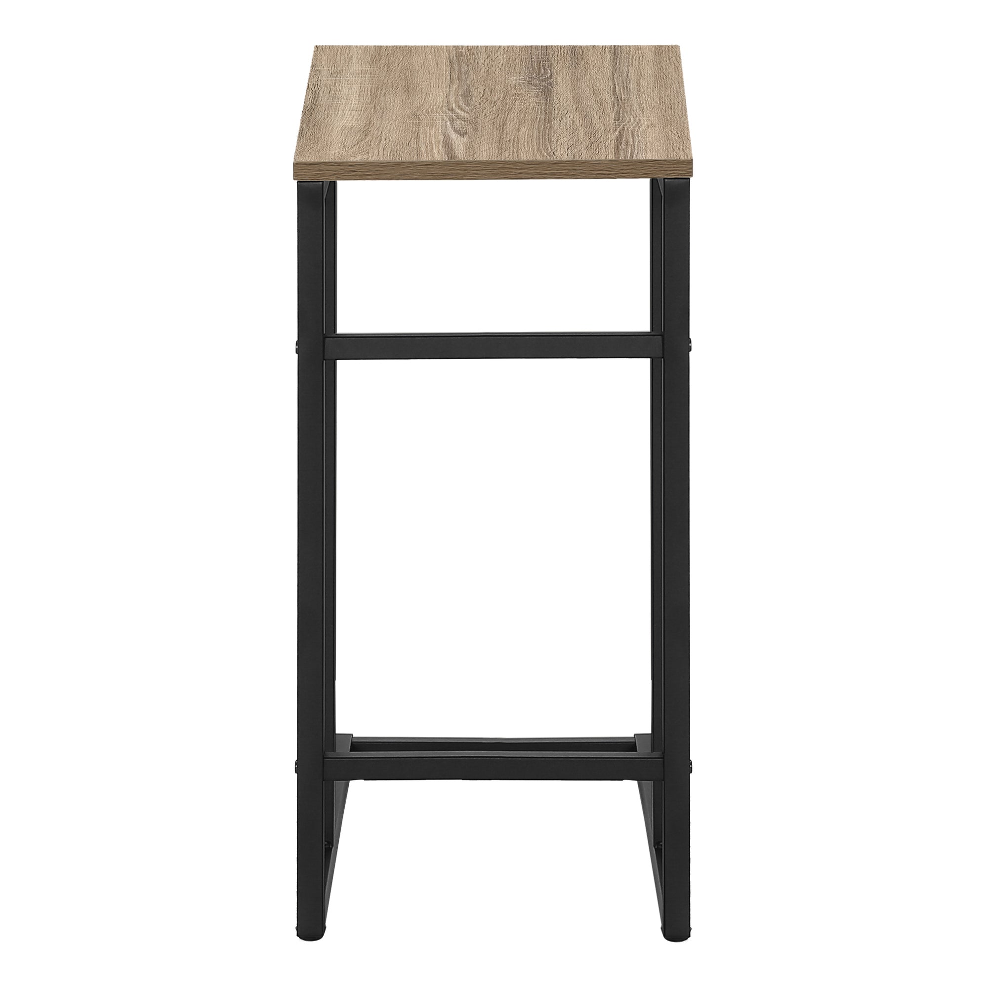 C-Shape Side Table - 24"H Black-Accent Table-DECOROLALA