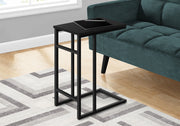C-Shape Side Table - 24"H Black-Accent Table-DECOROLALA