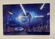 CN Tower Night Sky Metal Print 36x24-Canvas Print-DECOROLALA