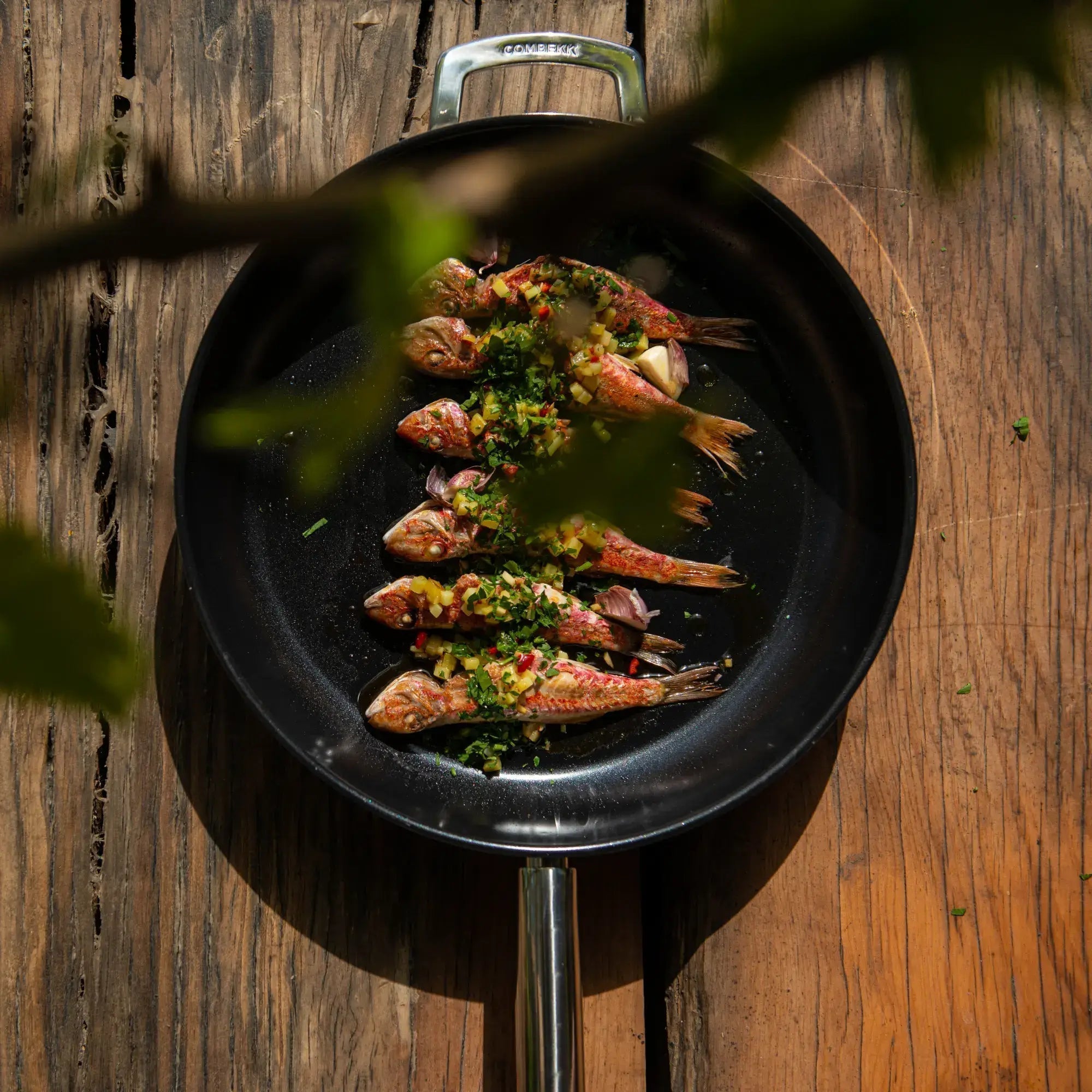 COMBEKK 3-Piece Ceramic Skillet Set - Induction-Fry Pan-DECOROLALA