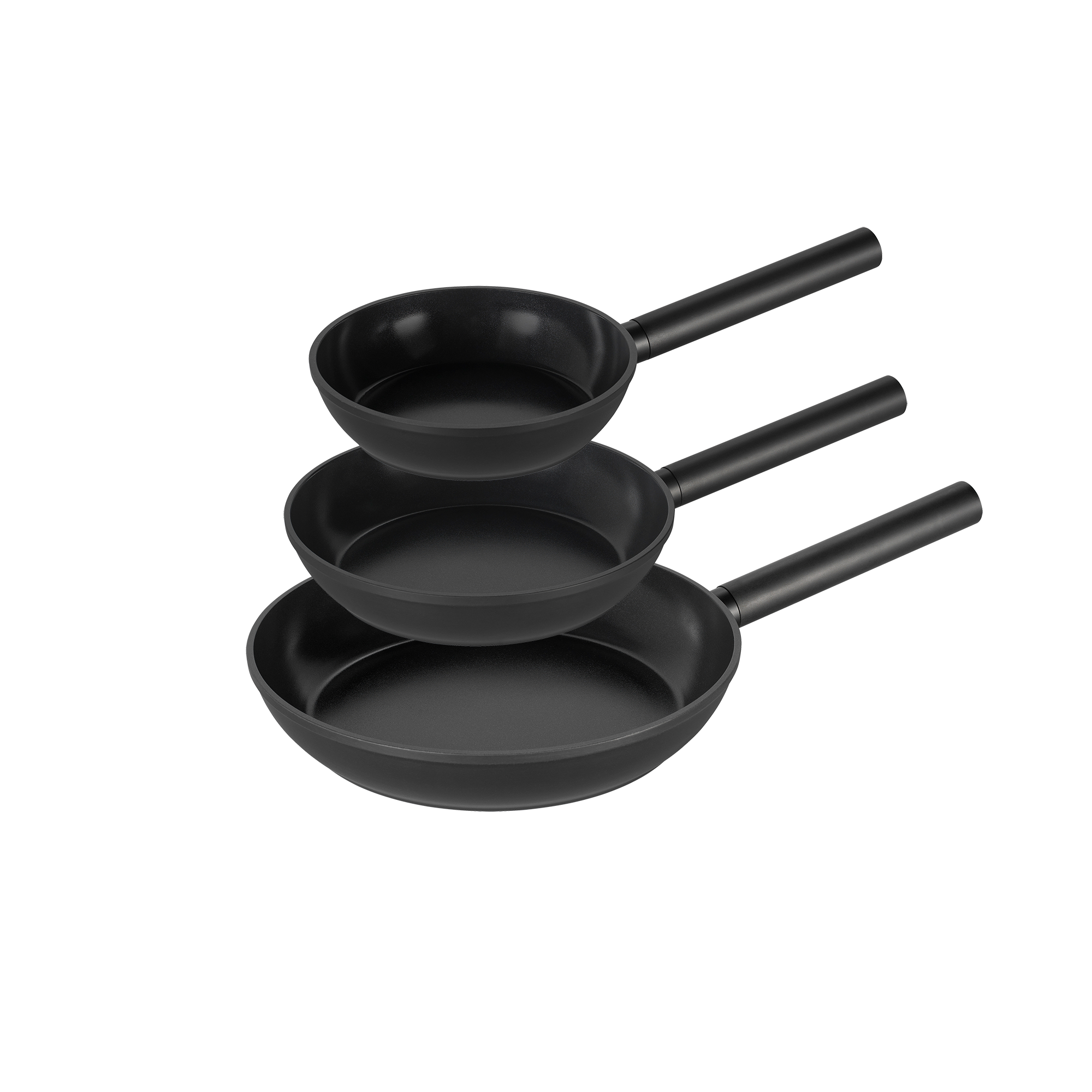 COMBEKK - 3-Piece Skillet Set-Fry Pan-DECOROLALA