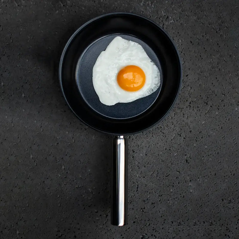 COMBEKK - 4-Piece Ceramic Stainless Steel Skillet Set-Fry Pan-DECOROLALA