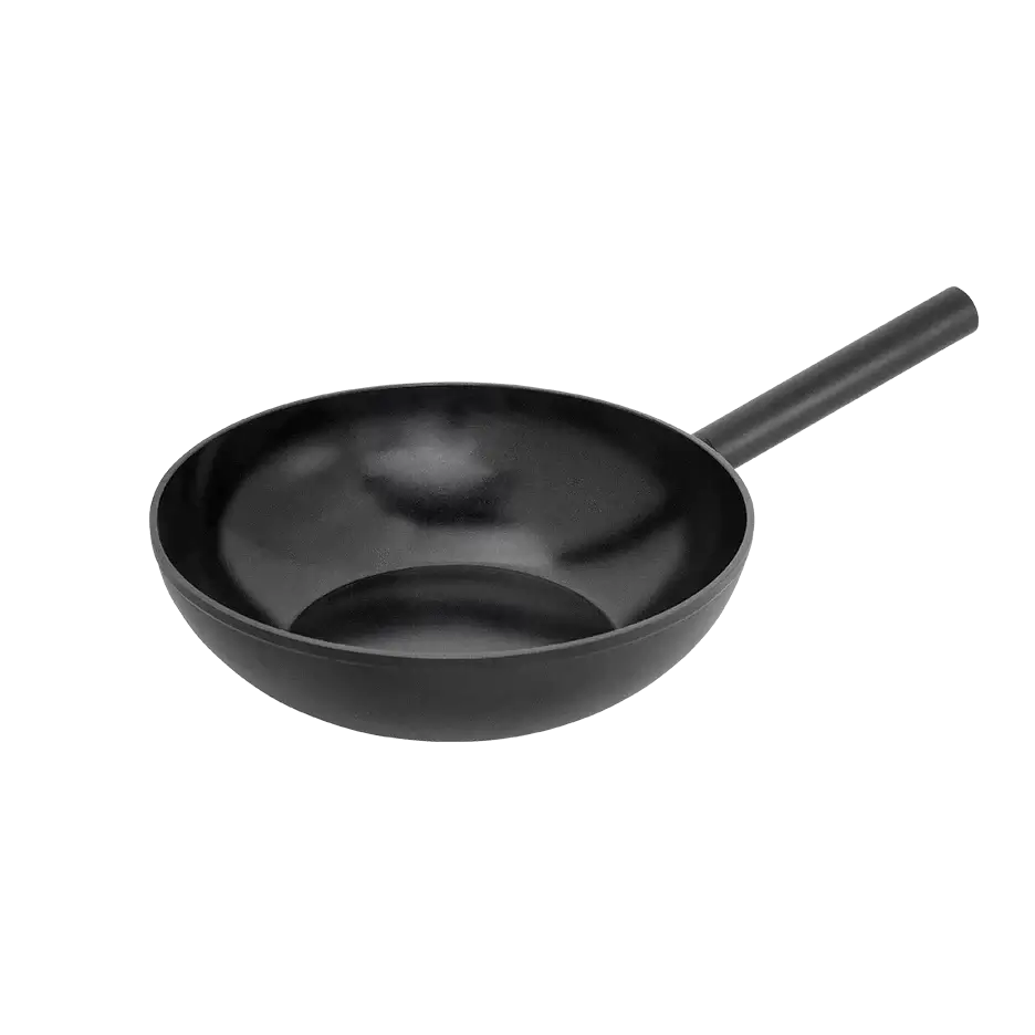 COMBEKK - Ceramic Aluminium WOK PAN 28 CM BLACK-Fry Pan-DECOROLALA