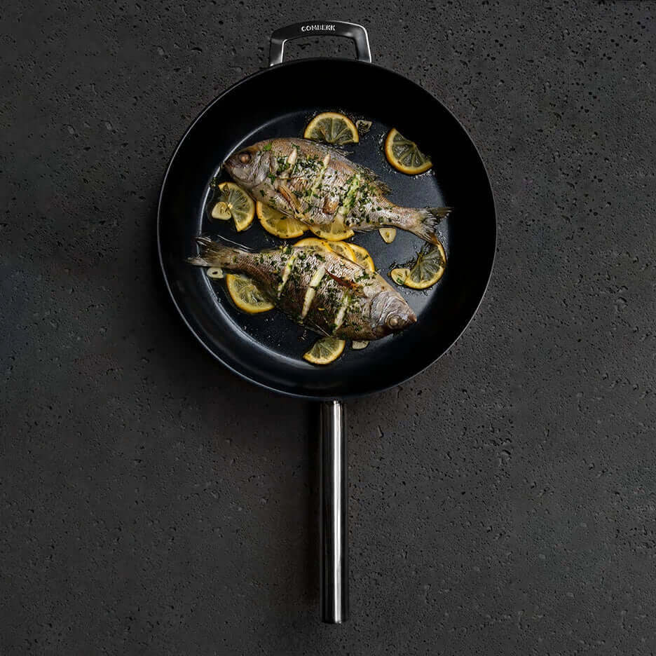 COMBEKK | Ceramic Stainless Steel Fry Pan 32cm-Fry Pan-DECOROLALA