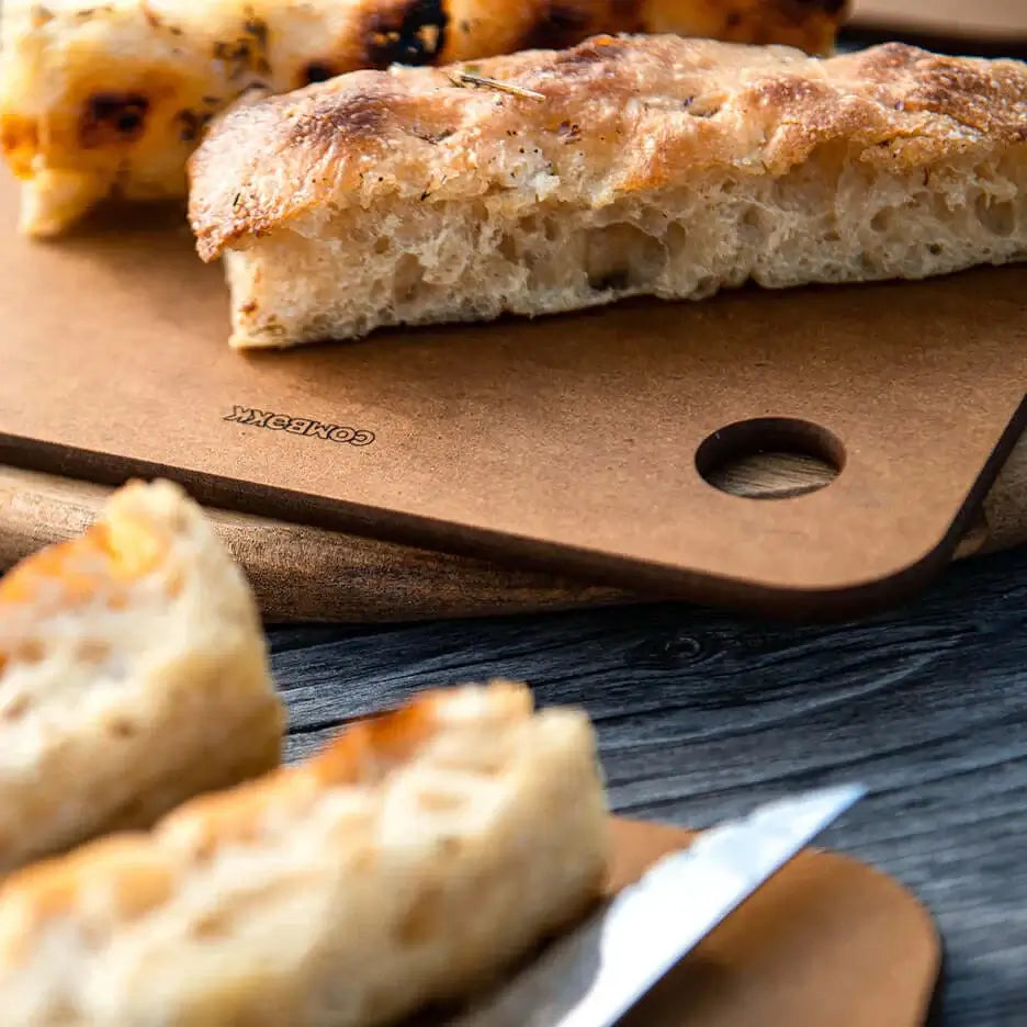 COMBEKK | Recycled Paper Cutting Board 20x30 cm Brown | Made in Holland-Cutting Board-DECOROLALA