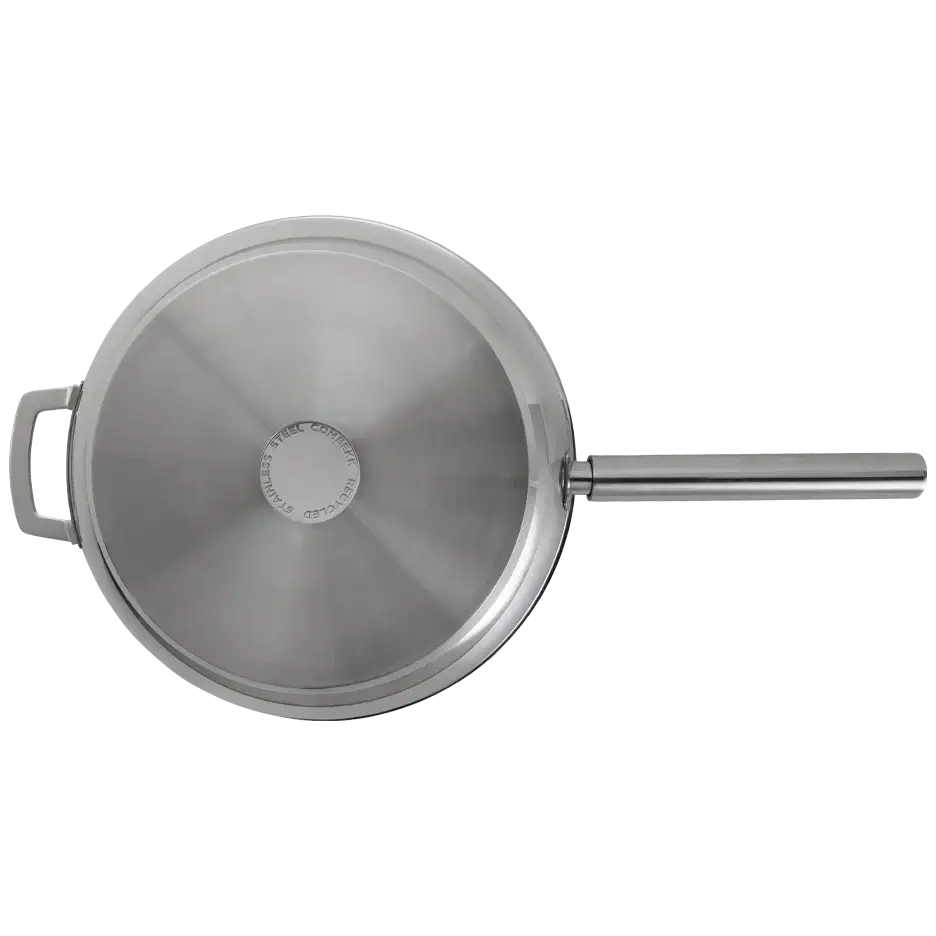 COMBEKK | Stainless Steel Fry Pan 32 cm-fry pan-DECOROLALA