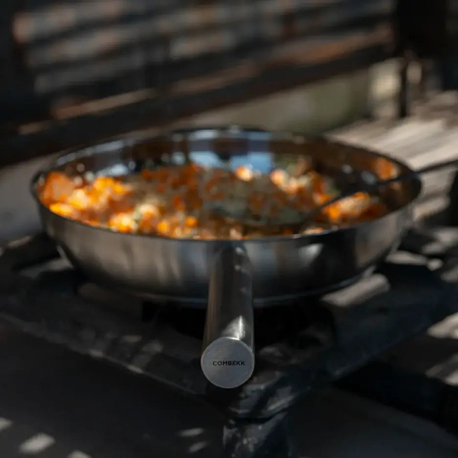 COMBEKK | Stainless Steel Fry Pan 32 cm-fry pan-DECOROLALA