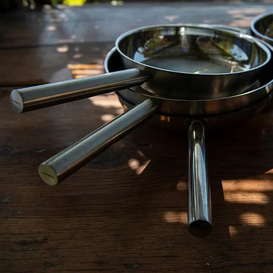 COMBEKK | Stainless Steel Fry Pan Set of 4-Fry Pan-DECOROLALA