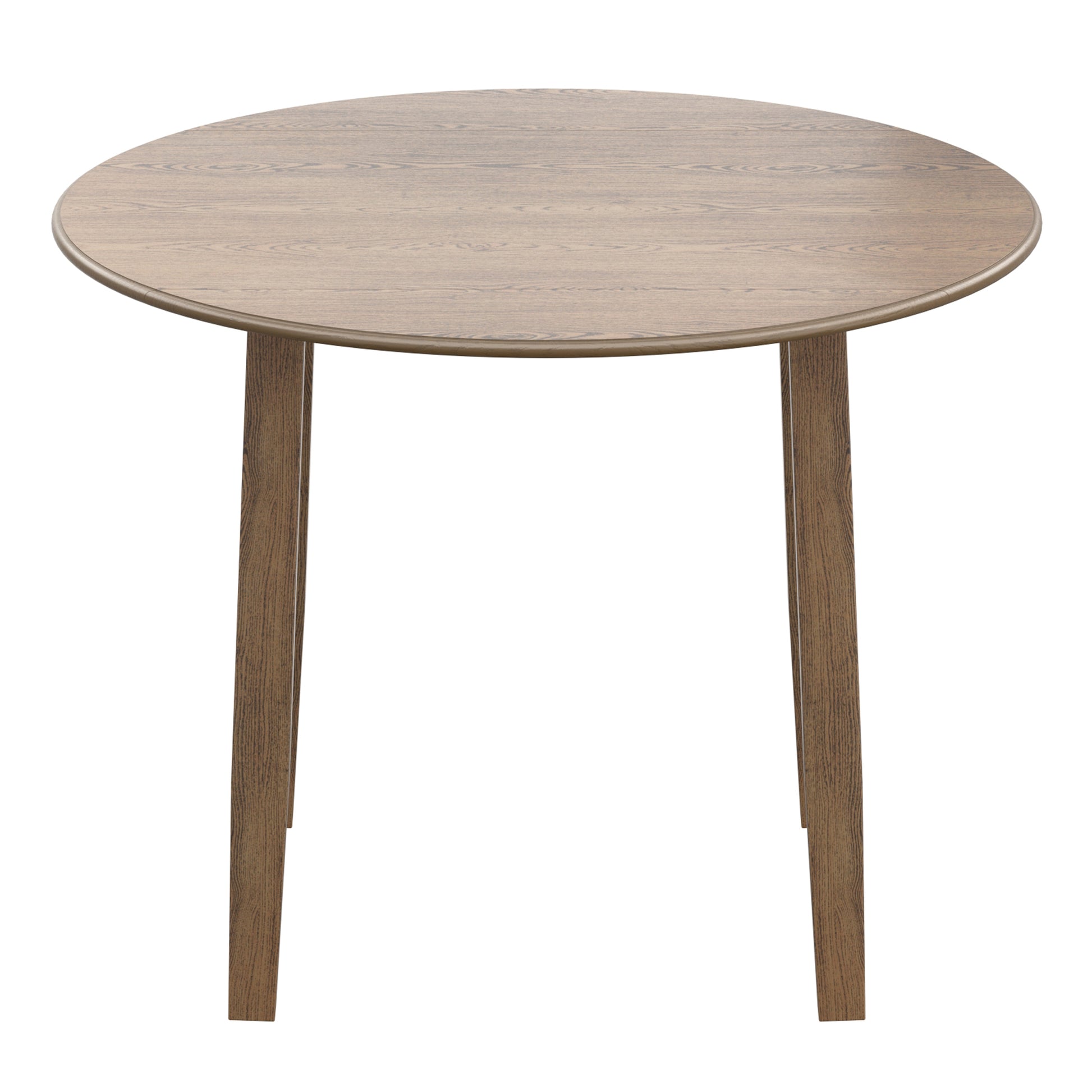 CONRAD-ROUND DINING TABLE-WALNUT-Dining Table-DECOROLALA