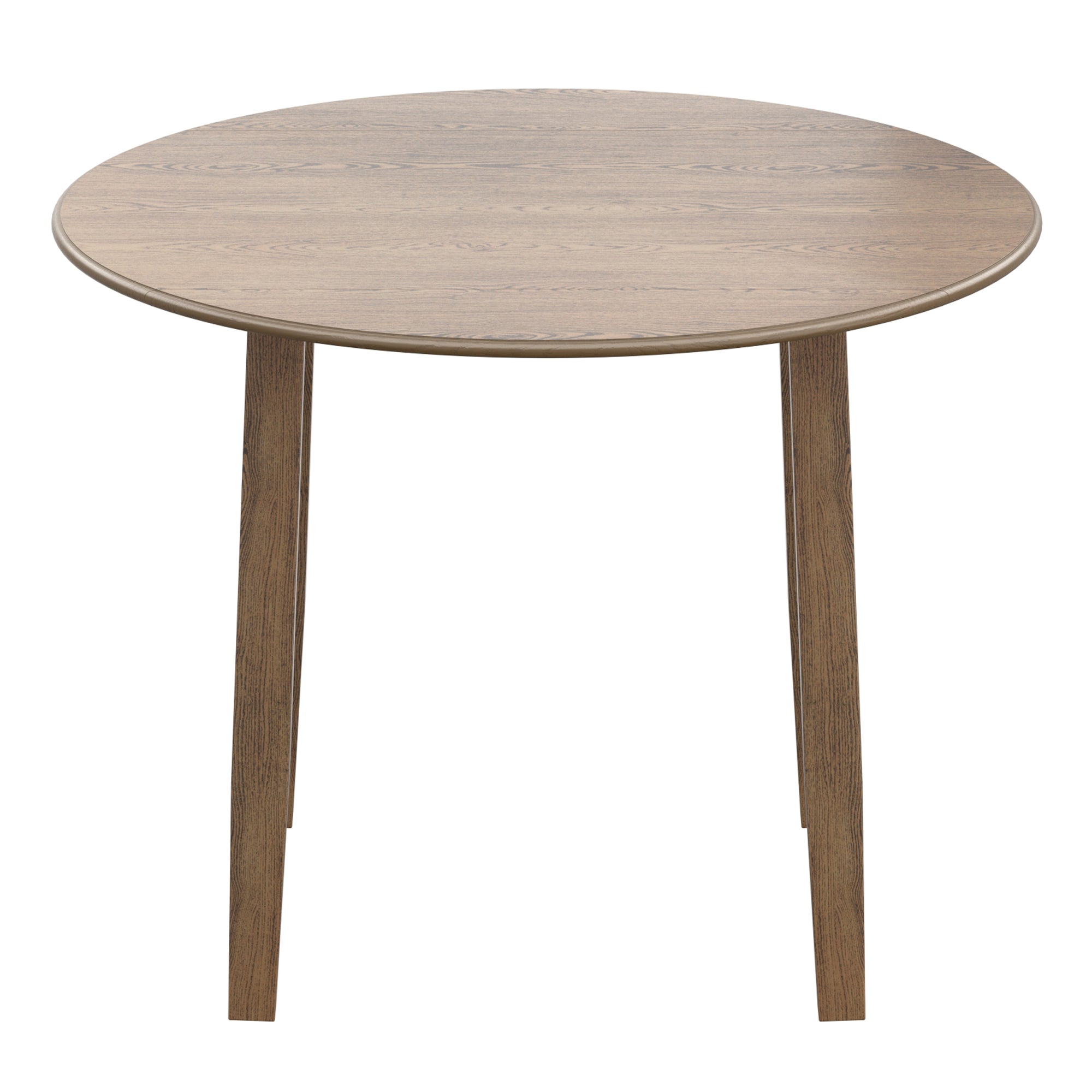 CONRAD-ROUND DINING TABLE-WALNUT-Dining Table-DECOROLALA