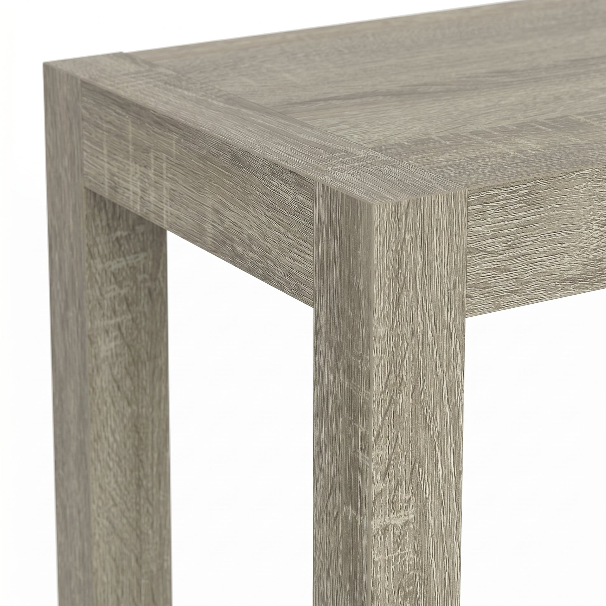 CONSOLE TABLE 26" DARK TAUPE 1 SHELF MDF-Consoles-DECOROLALA