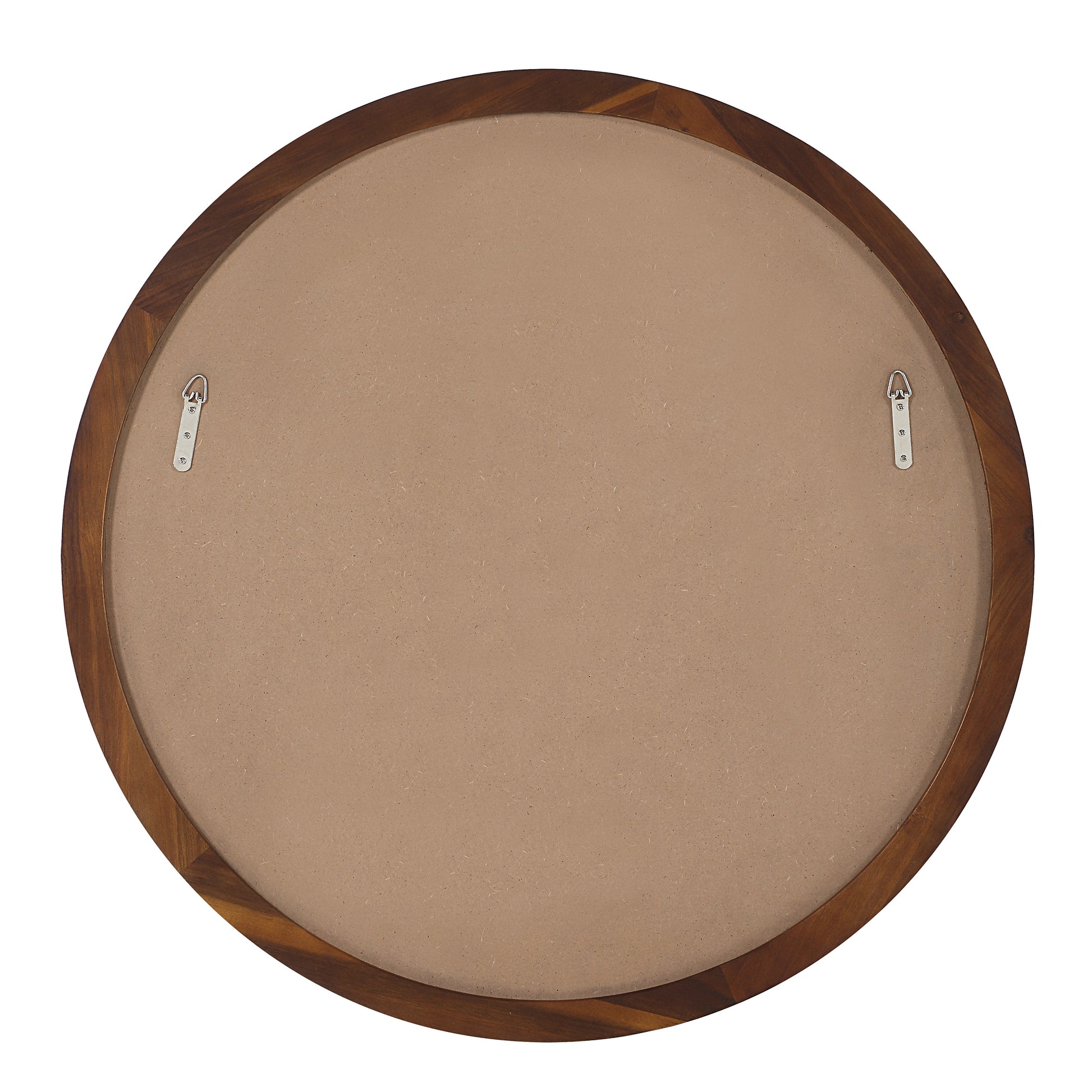 Cabiria 36" H x 36" W Wall Mirror, Brown-Mirror-DECOROLALA