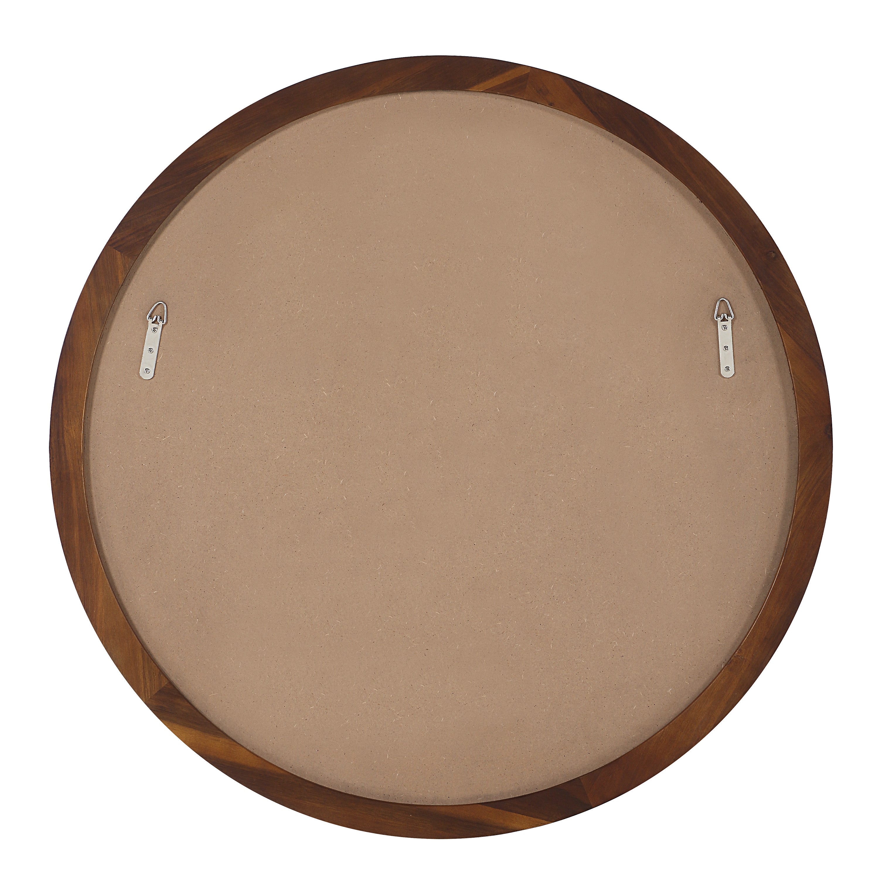 Cabiria 36" H x 36" W Wall Mirror, Brown-Mirror-DECOROLALA