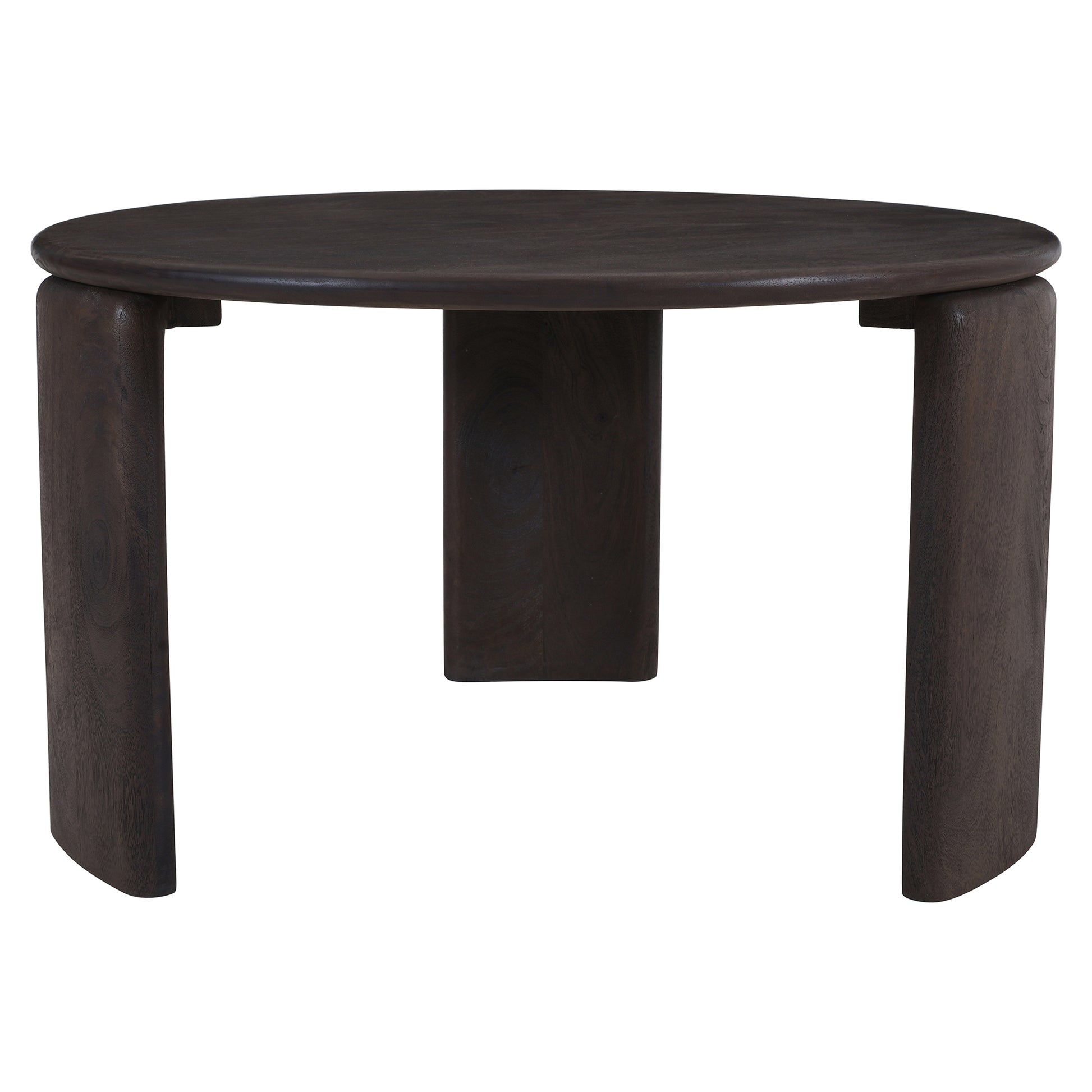 Cabot Coffee Table - Solid Mango Wood Mocha Finish-DECOROLALA
