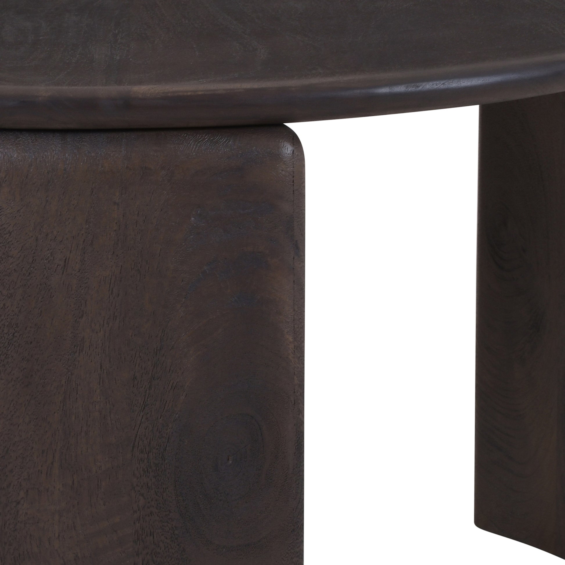Cabot Coffee Table - Solid Mango Wood Mocha Finish-DECOROLALA